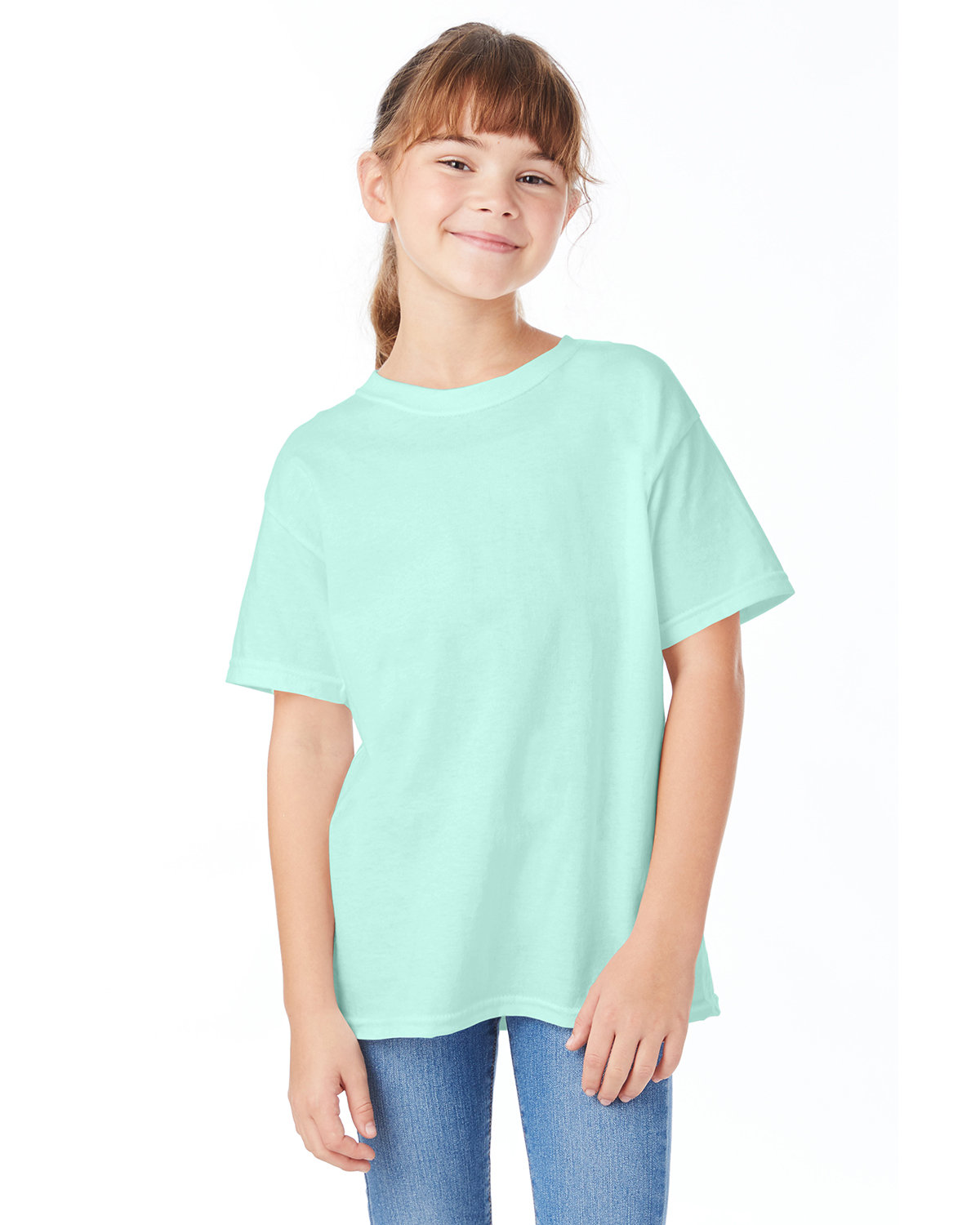 Hanes Youth Essential-T T-Shirt CLEAN MINT 