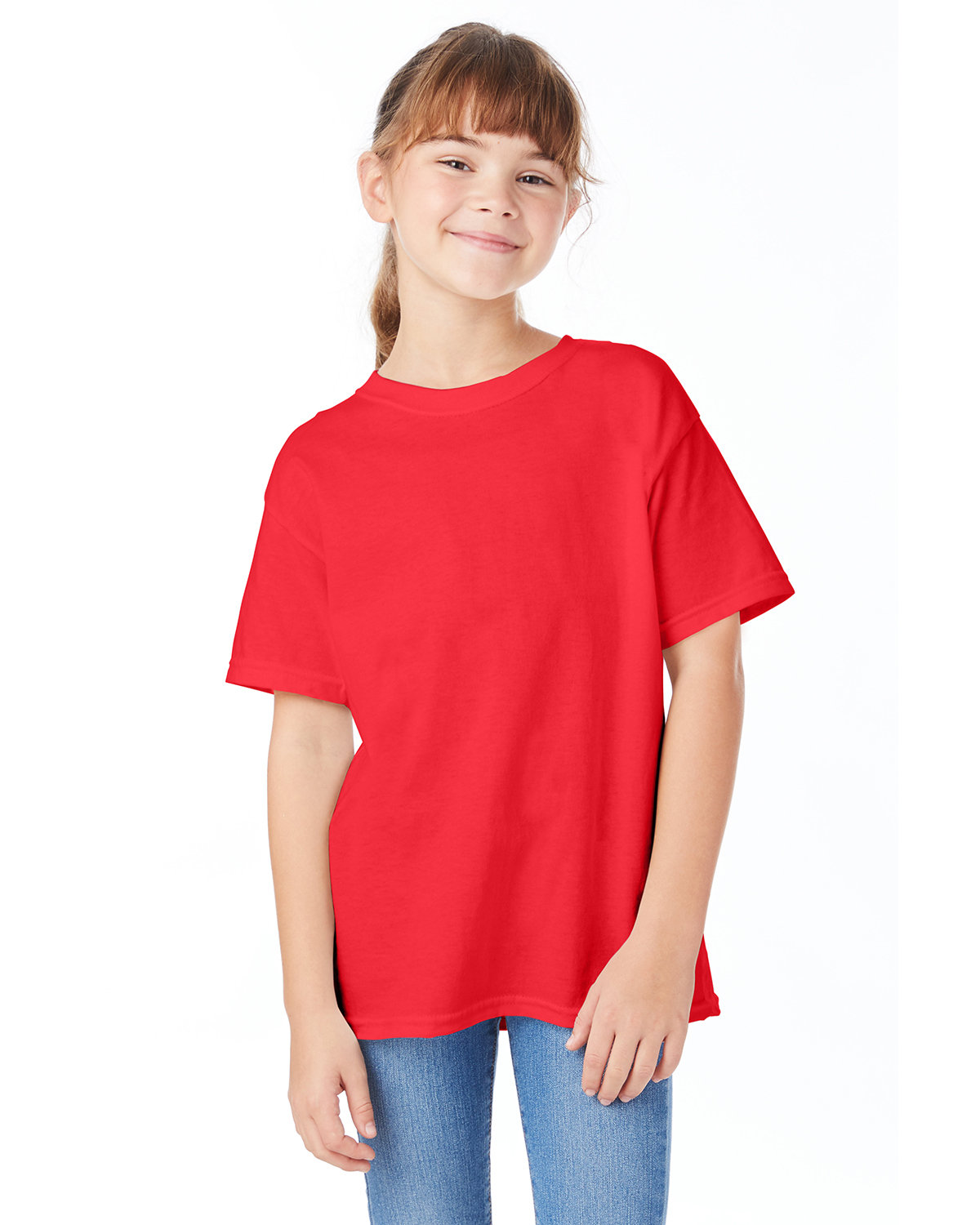 Hanes Youth Essential-T T-Shirt ATHLETIC RED 