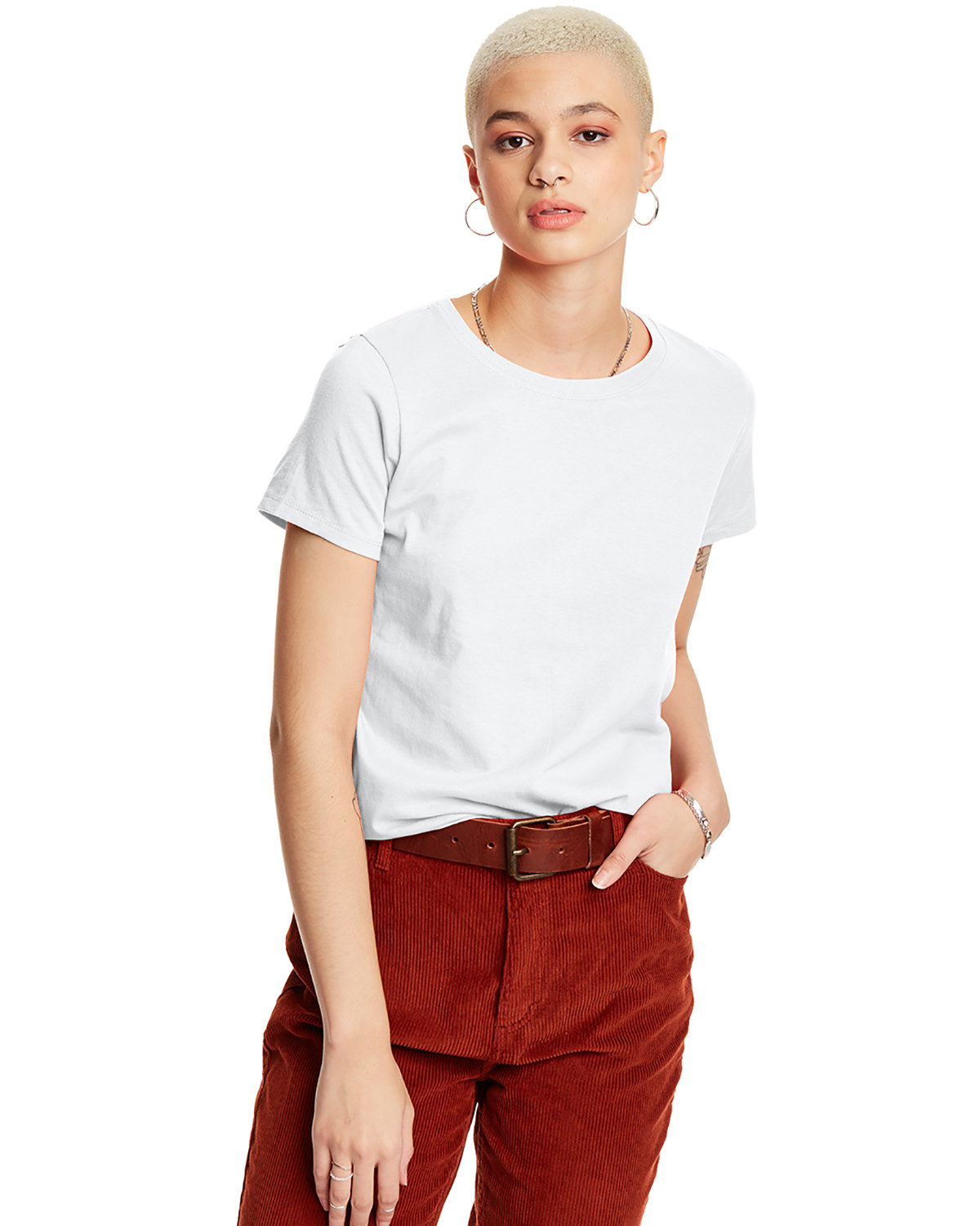 Hanes Ladies' Essential-T T-Shirt white 