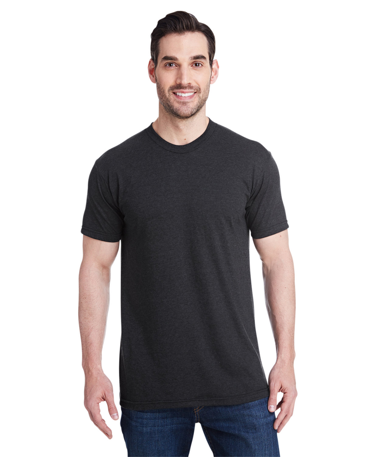 Bayside Unisex Triblend T-Shirt TRI BLACK 
