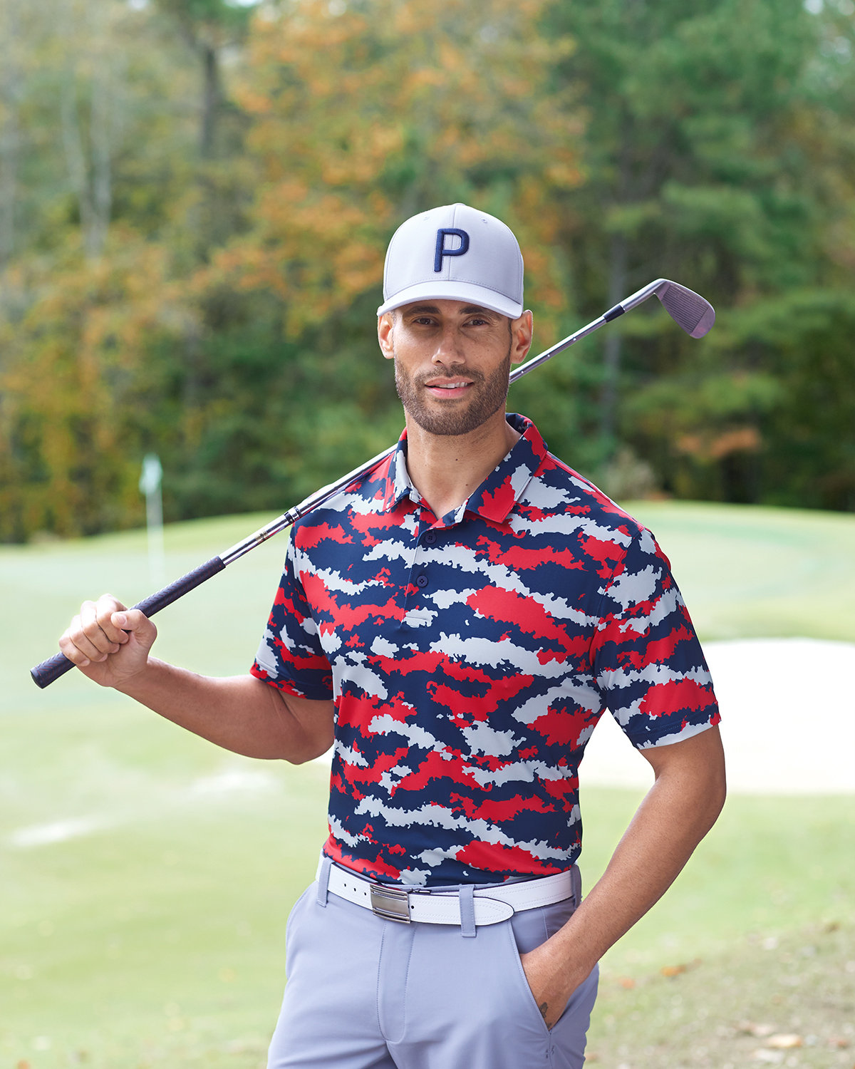 Puma Golf Men's Mattr Volition Flanked Polo | alphabroder