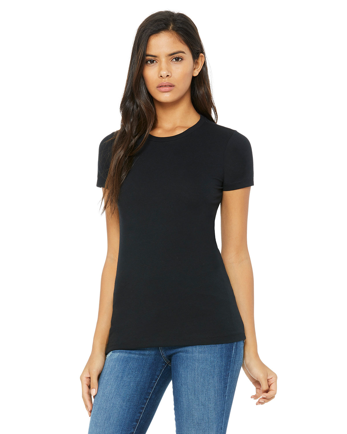 Bella + Canvas Ladies' Slim Fit T-Shirt BLACK 