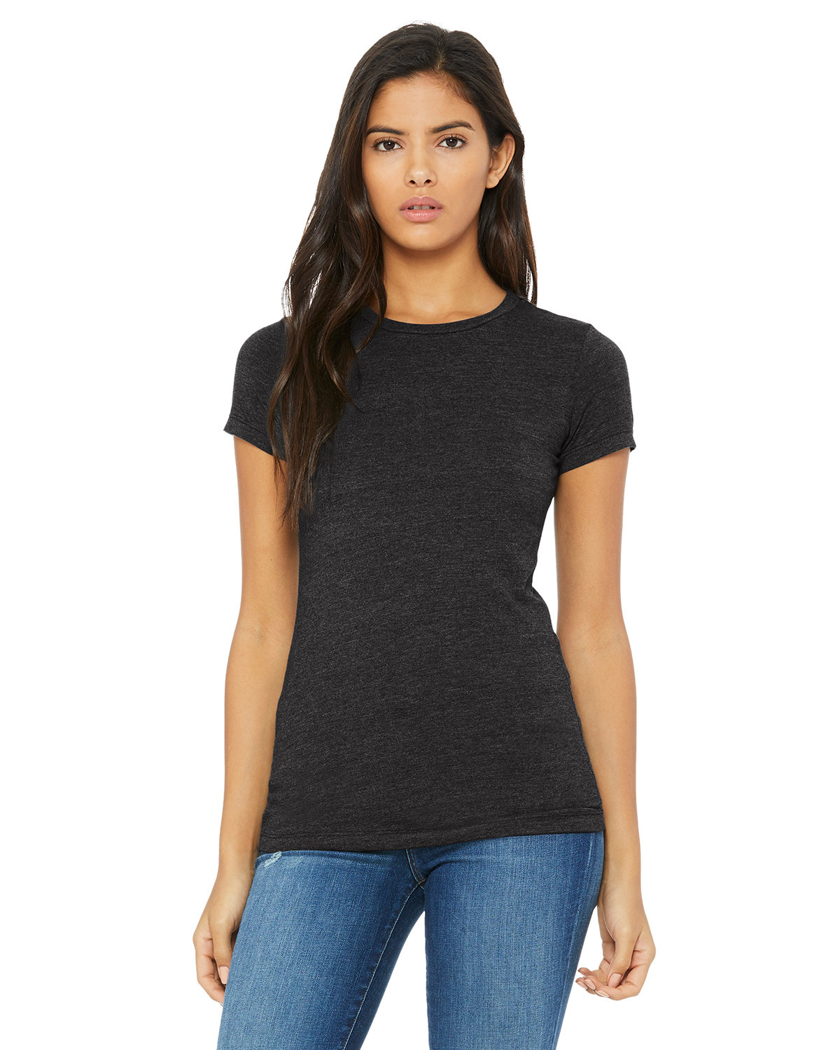 Bella + Canvas Ladies' The Favorite T-Shirt dark gry heather 