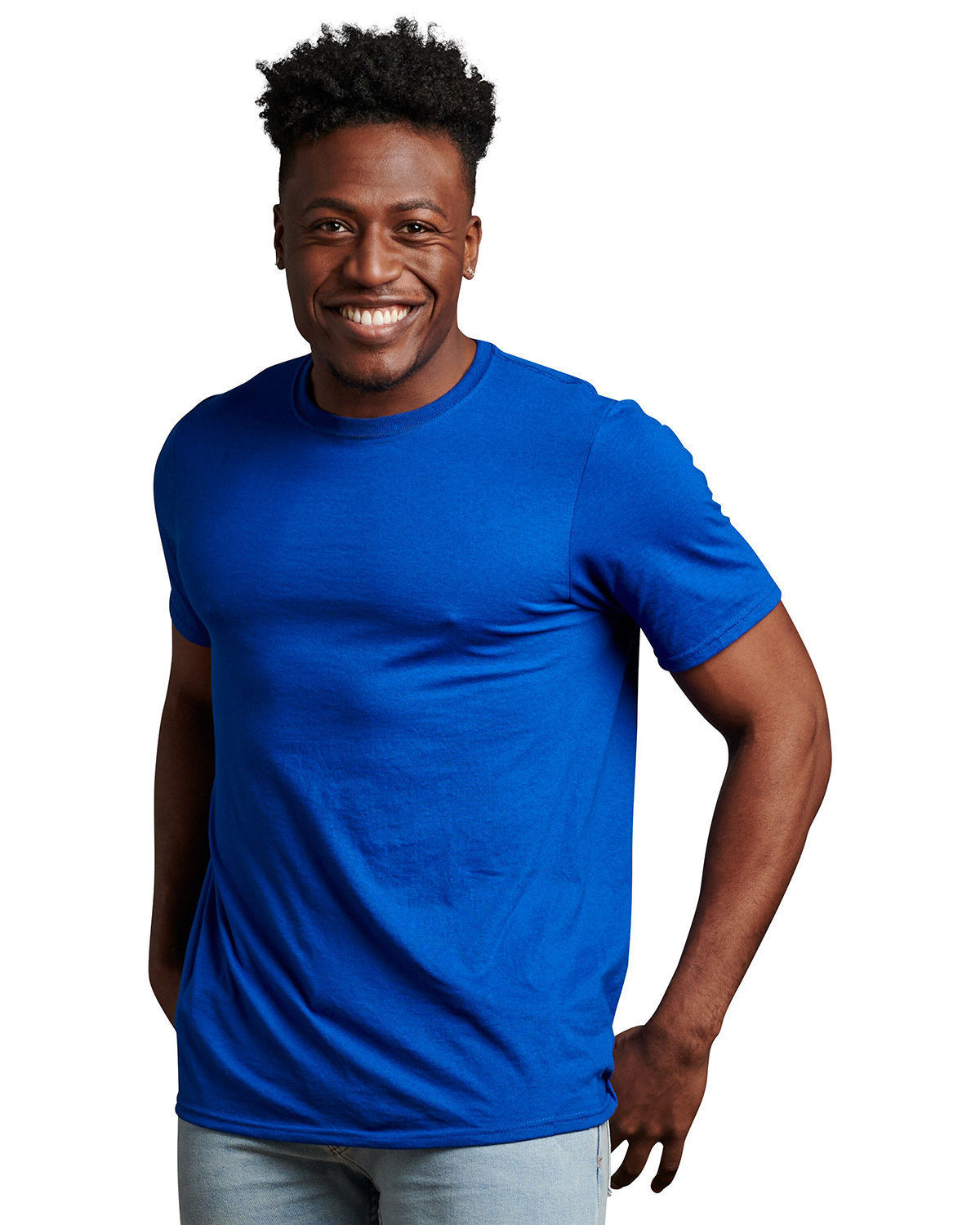 Russell Athletic Unisex Cotton Classic T-Shirt ROYAL 