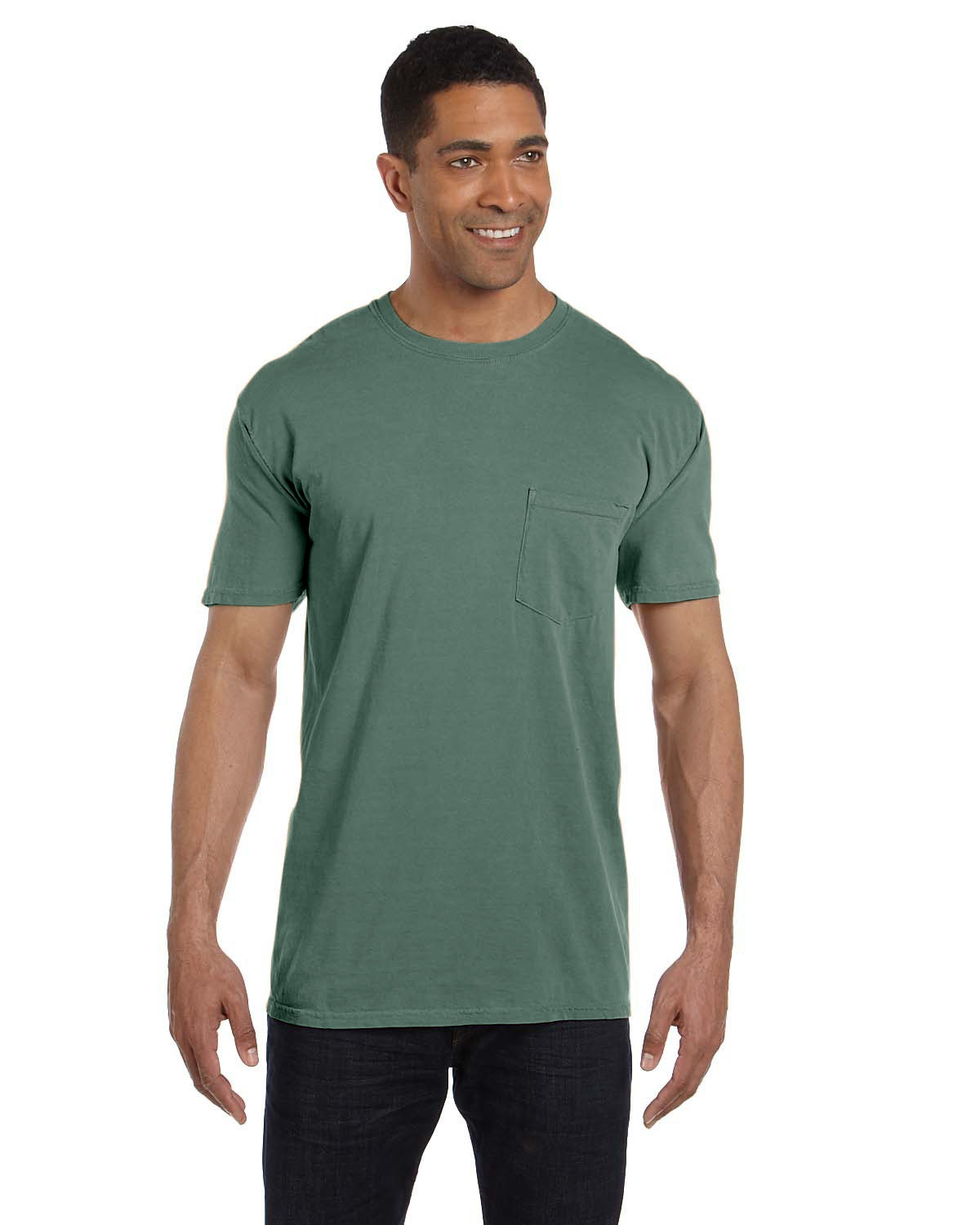 Comfort Colors Adult Heavyweight Pocket T-Shirt MOSS 