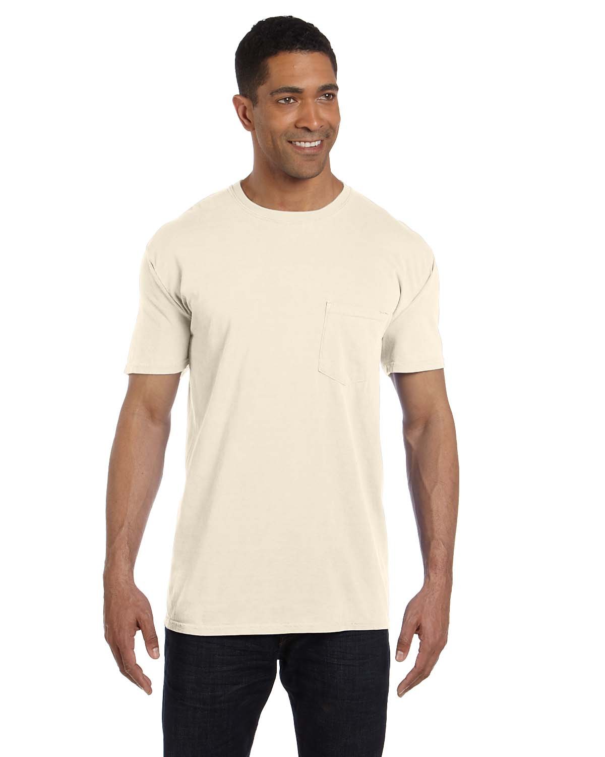 Comfort Colors Adult Heavyweight RS Pocket T-Shirt IVORY 