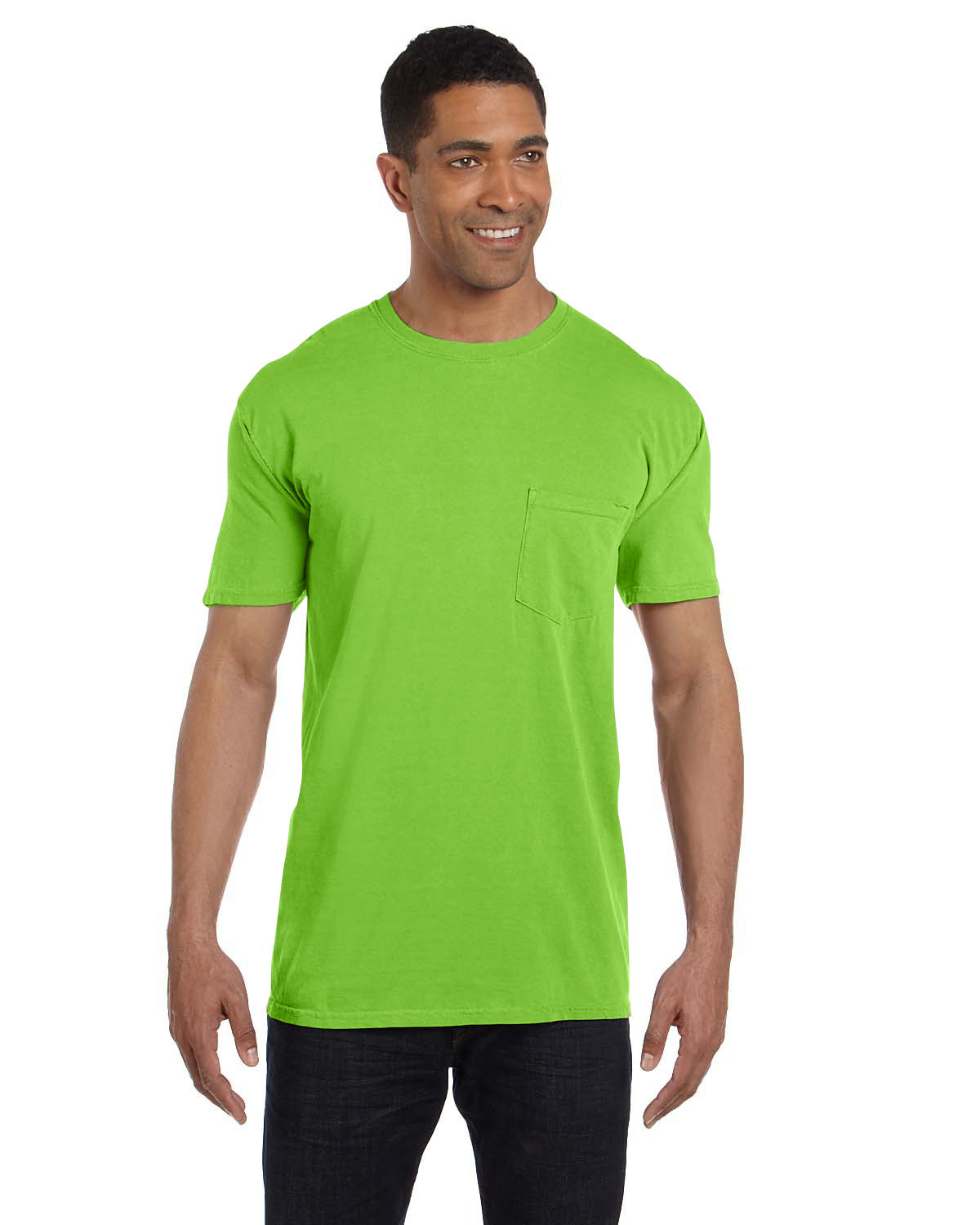 Comfort Colors Adult Heavyweight RS Pocket T-Shirt LIME 