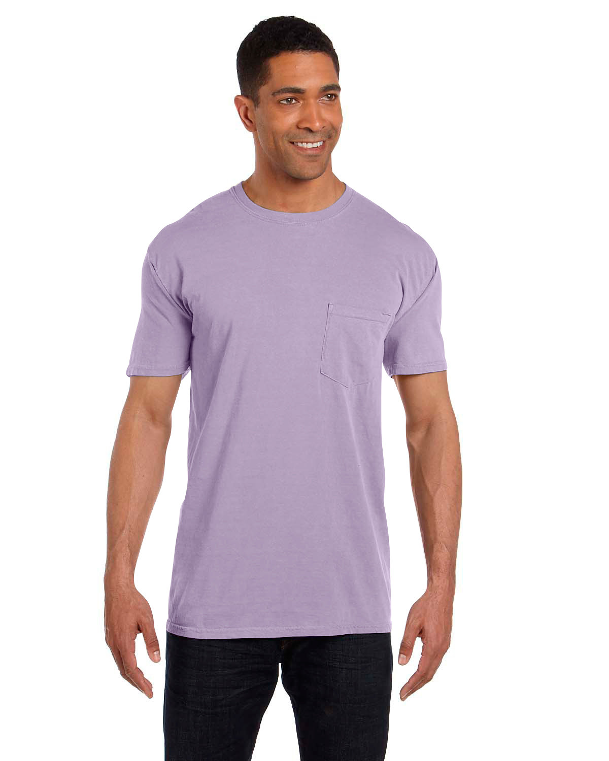 Comfort Colors Adult Heavyweight RS Pocket T-Shirt ORCHID 