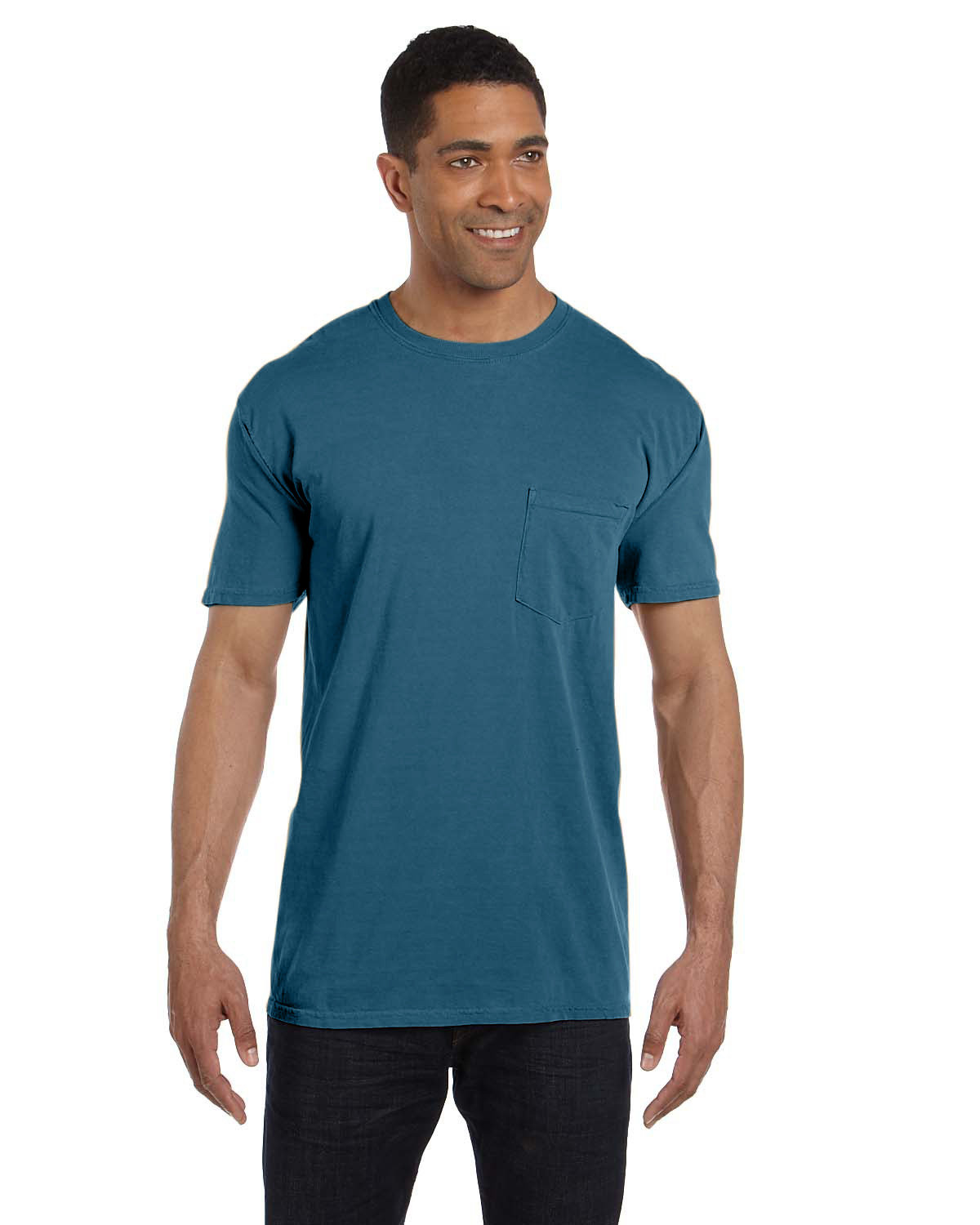 Comfort Colors Adult Heavyweight RS Pocket T-Shirt topaz blue 