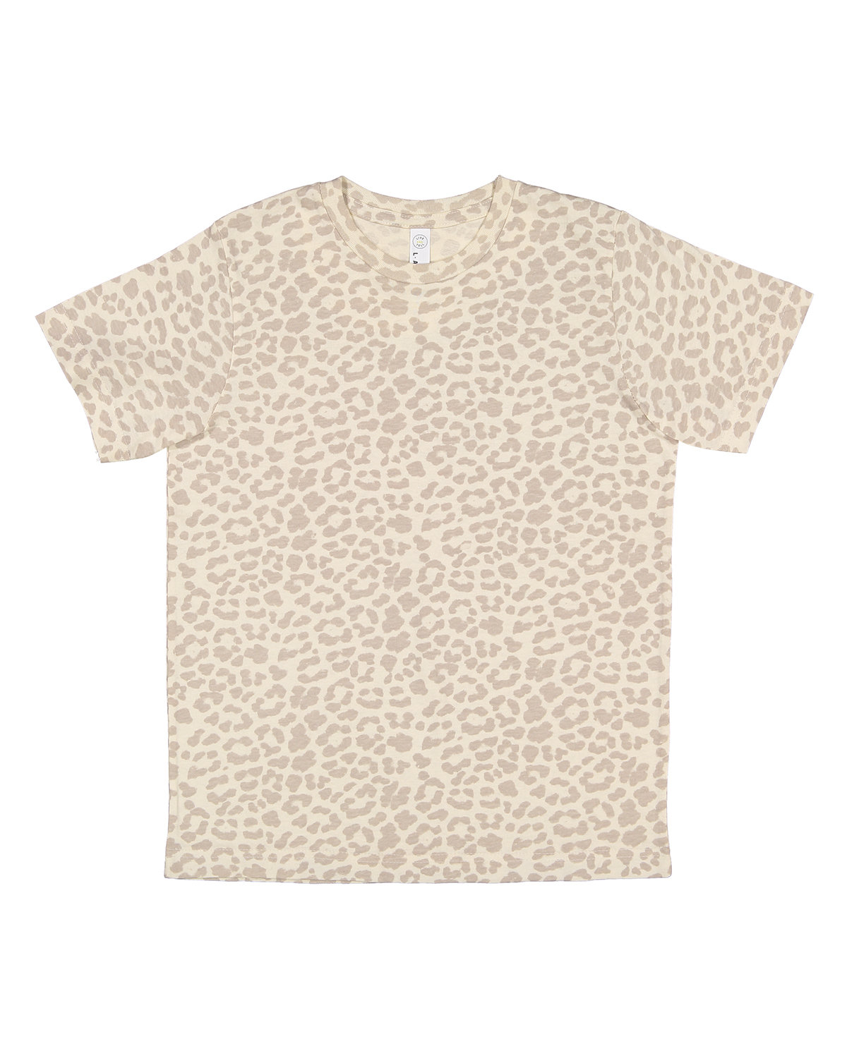 LAT Youth Fine Jersey T-Shirt NATURAL LEOPARD 
