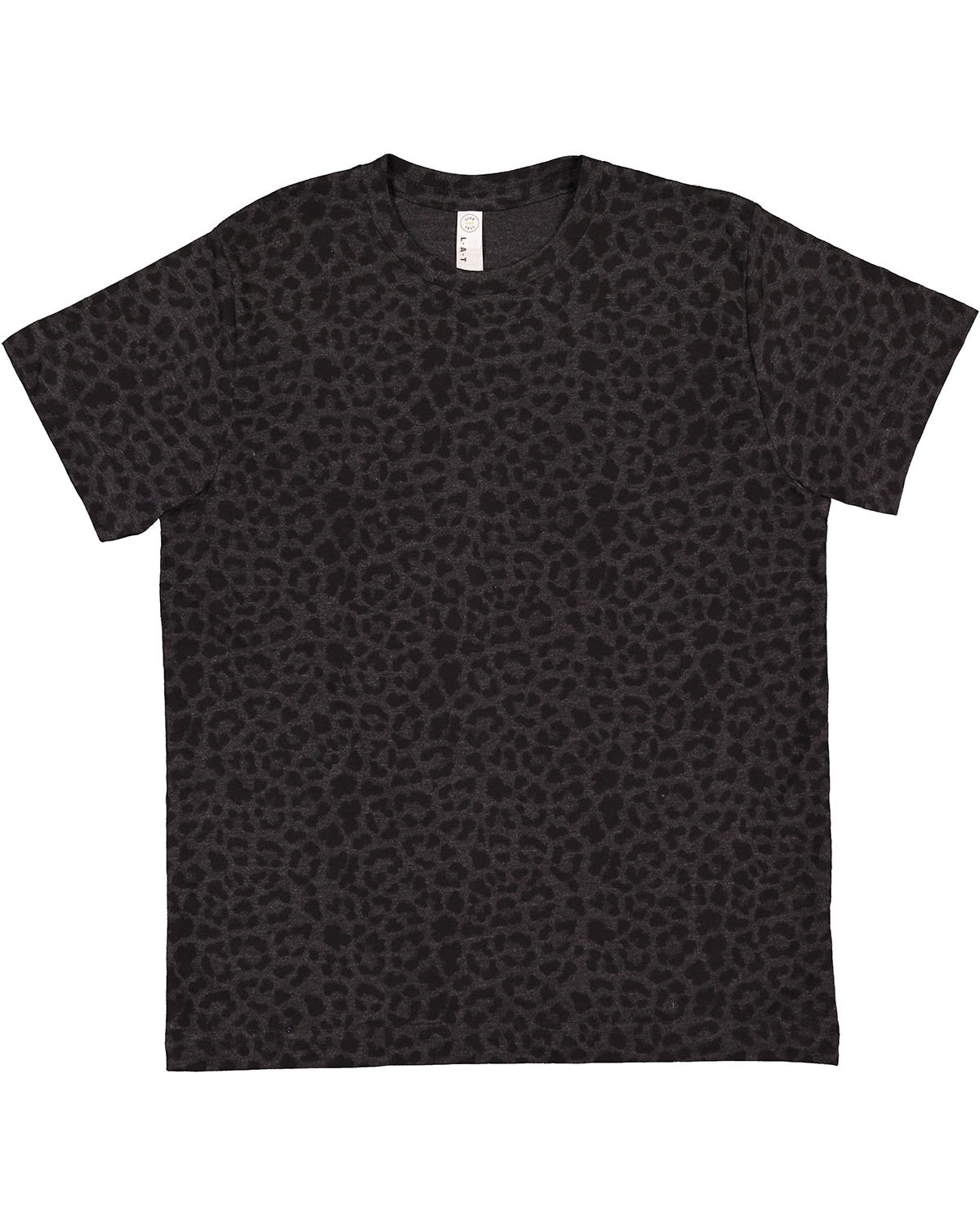 LAT Youth Fine Jersey T-Shirt black leopard 