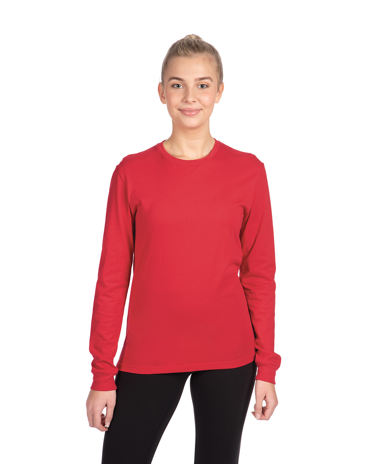 Next Level Apparel Unisex CVC Long-Sleeve T-Shirt RED 