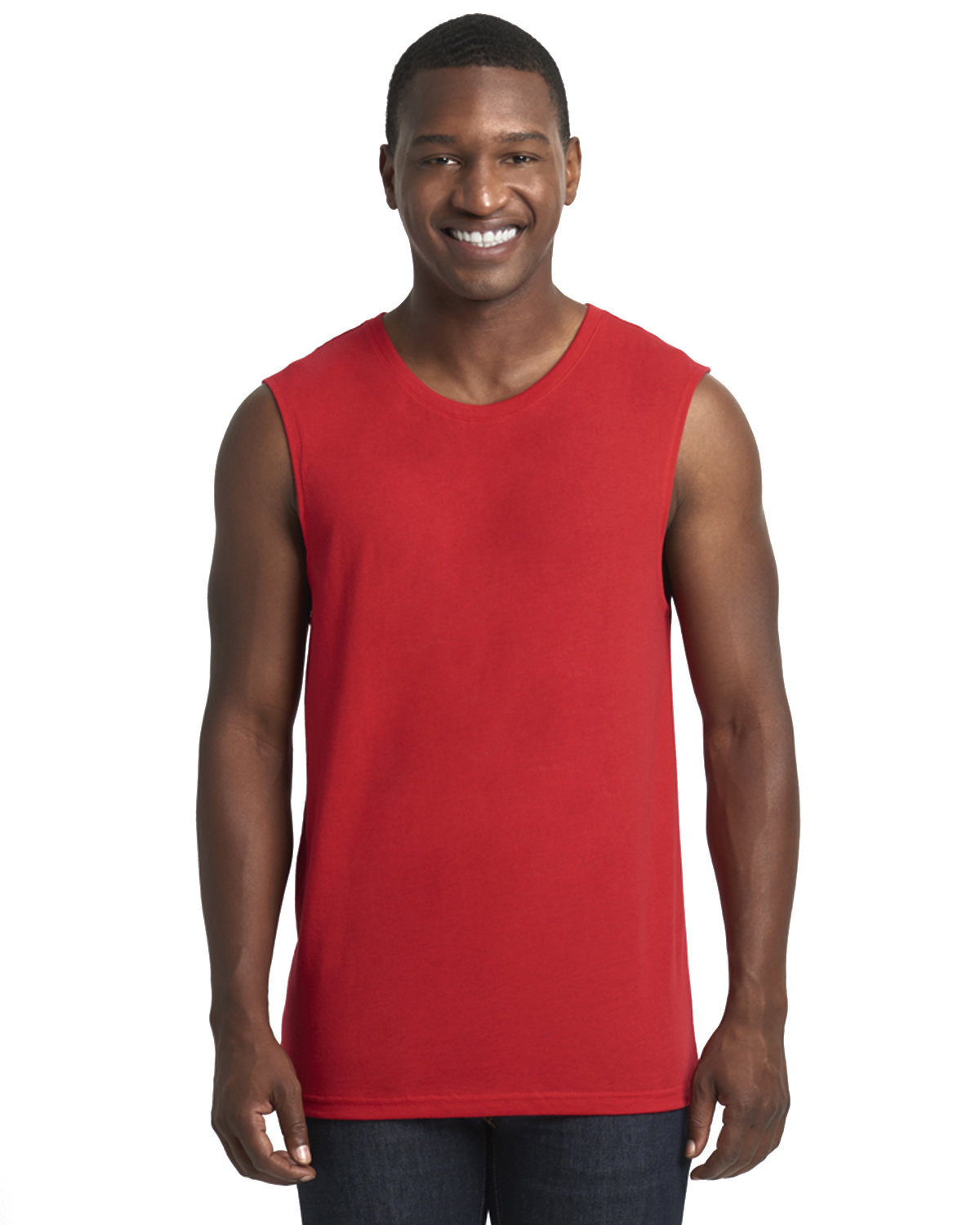 Next Level Apparel Men's Muscle Tank RED 