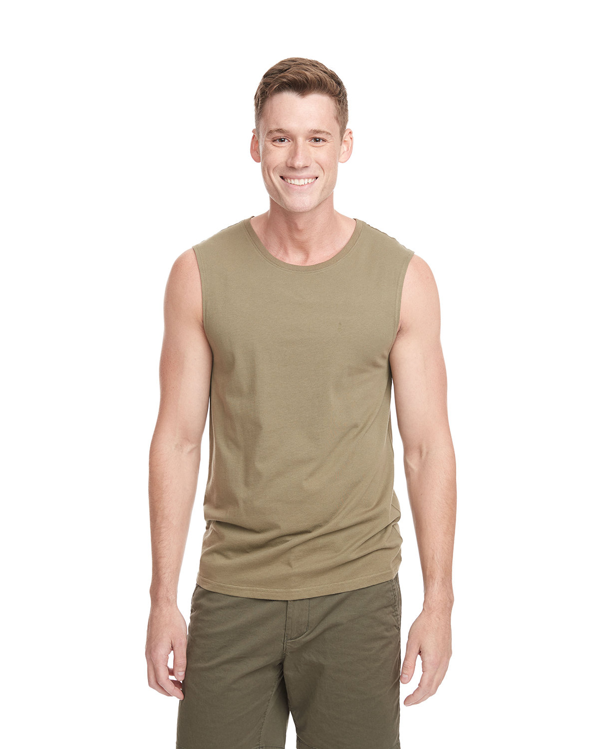 Next Level Apparel Men's Muscle Tank MILITARY GREEN 