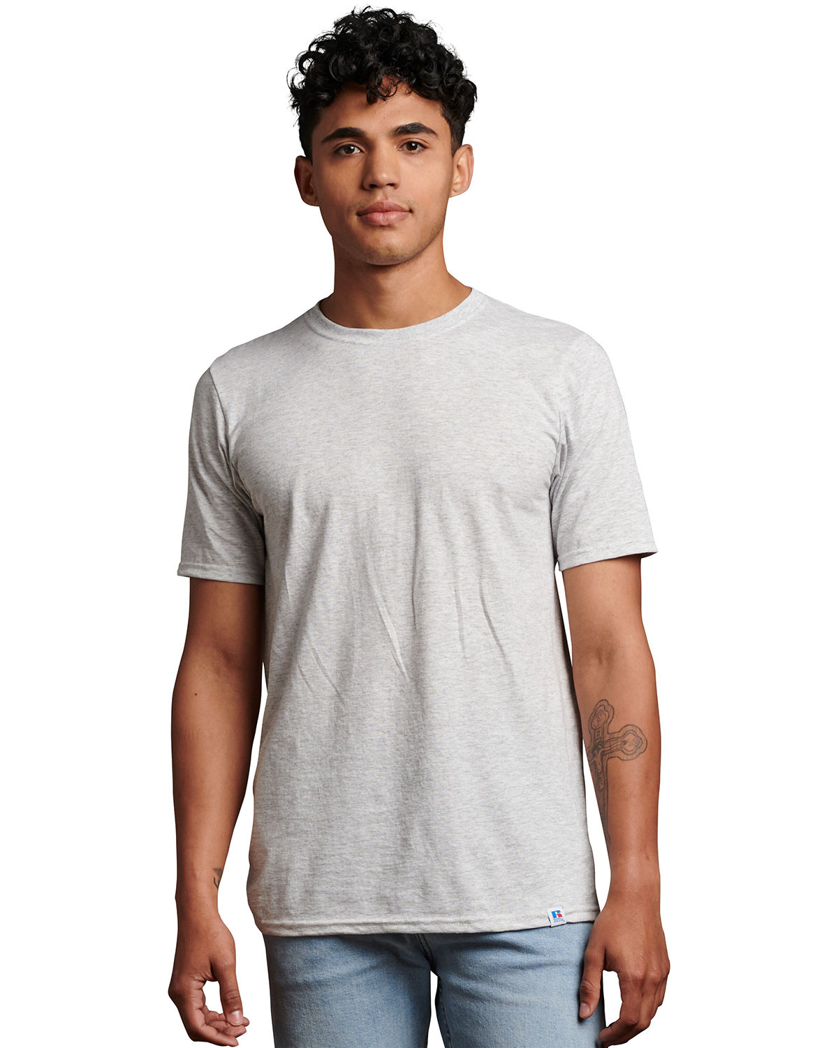 Russell Athletic Unisex Essential Performance T-Shirt ASH 