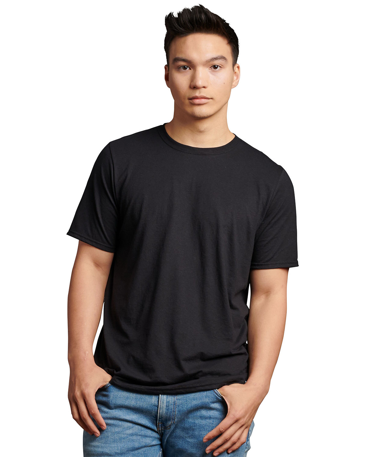Russell Athletic Unisex Essential Performance T-Shirt BLACK 