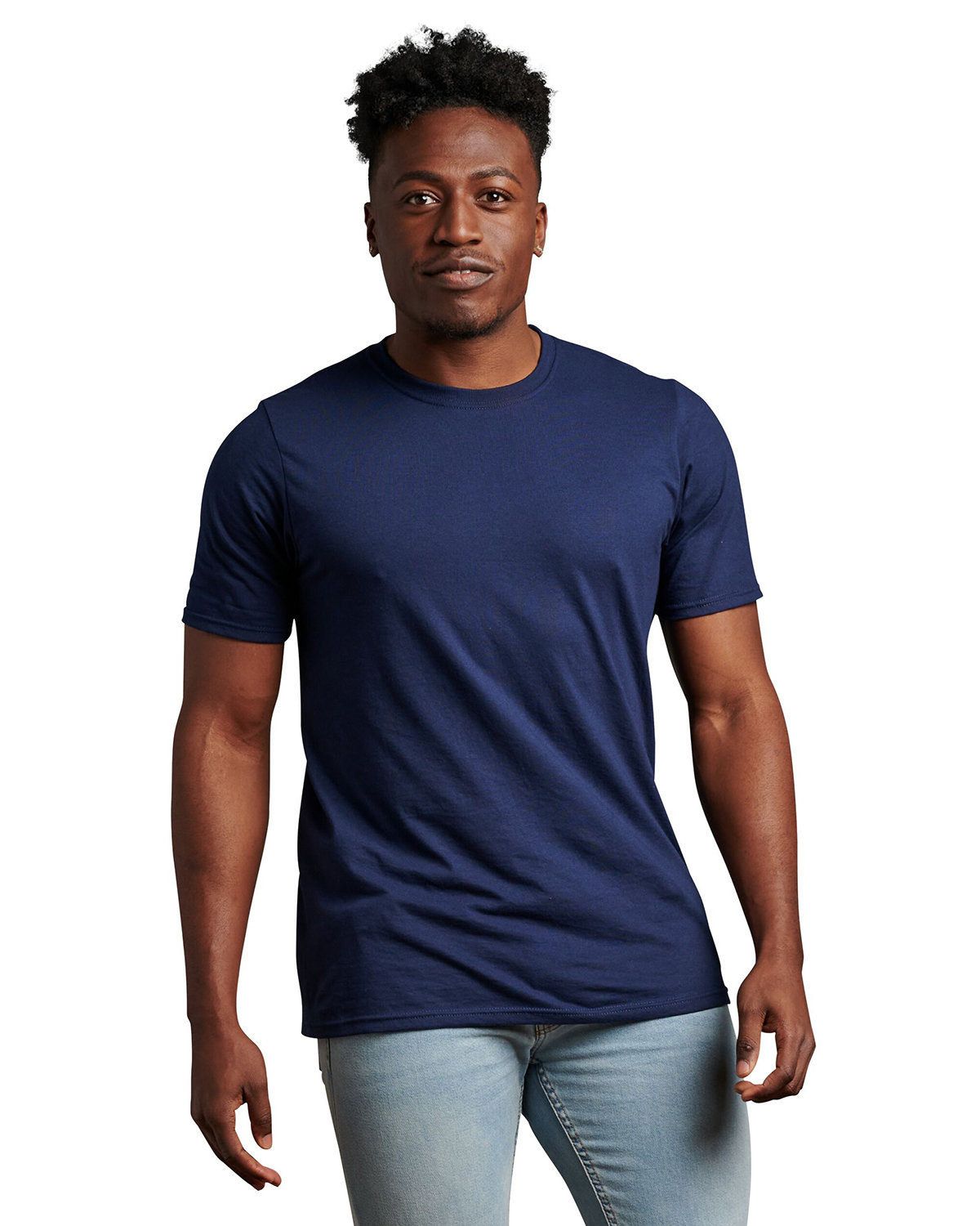 Russell Athletic Unisex Essential Performance T-Shirt NAVY 