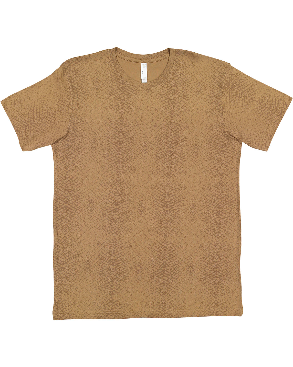 LAT Men's Fine Jersey T-Shirt brown reptile 