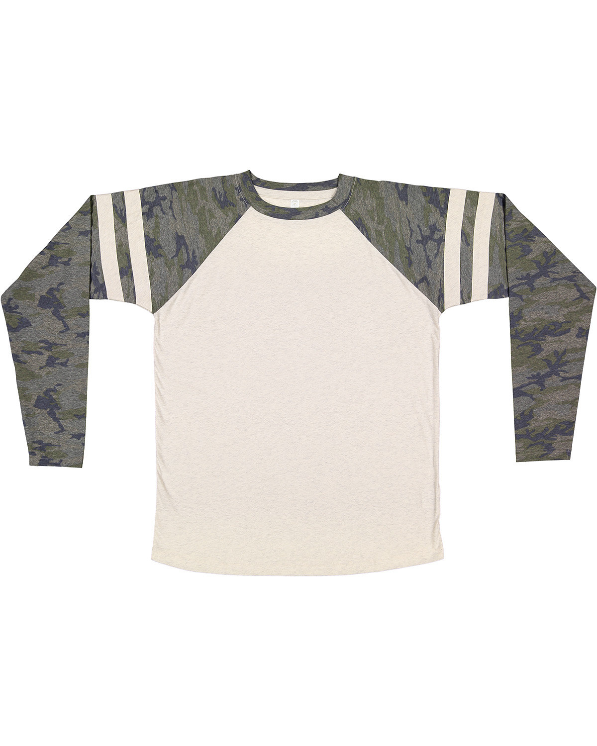 LAT Men's Gameday Mash-Up Long Sleeve Fine Jersey T-Shirt NT HTH/ V CM/ NT 