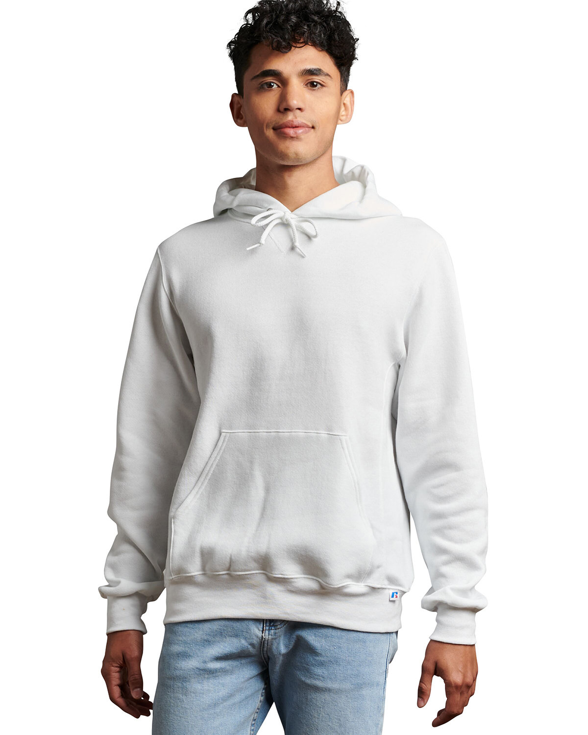 Russell Athletic Unisex Dri-Power® Hooded Sweatshirt WHITE 