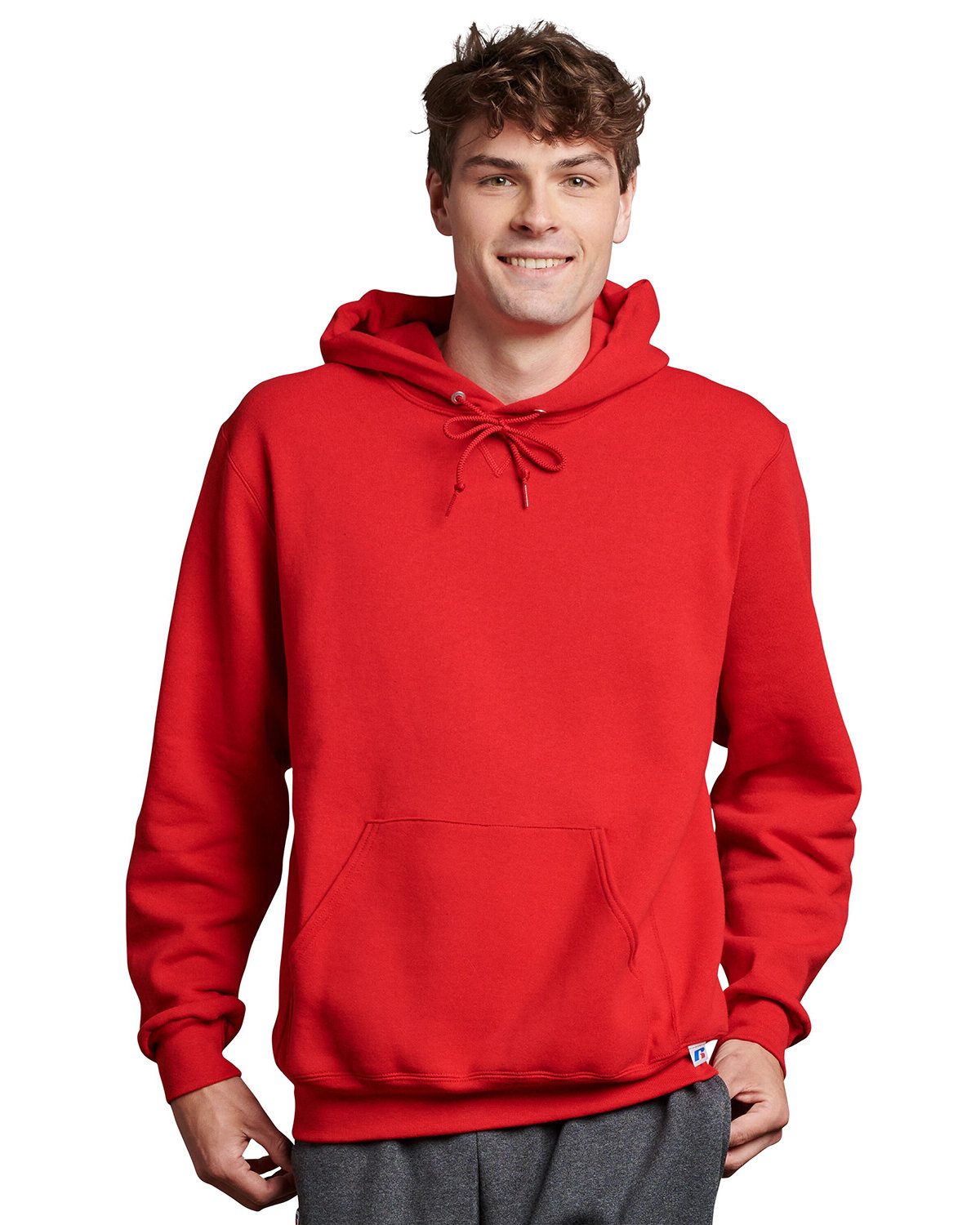 Russell Athletic Unisex Dri-Power® Hooded Sweatshirt TRUE RED 