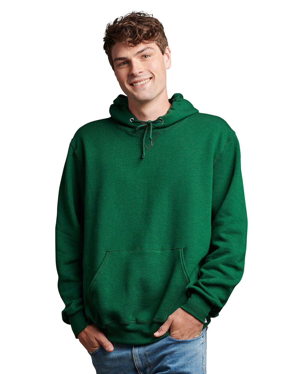 Russell Athletic Unisex Dri-Power® Hooded Sweatshirt DARK GREEN 