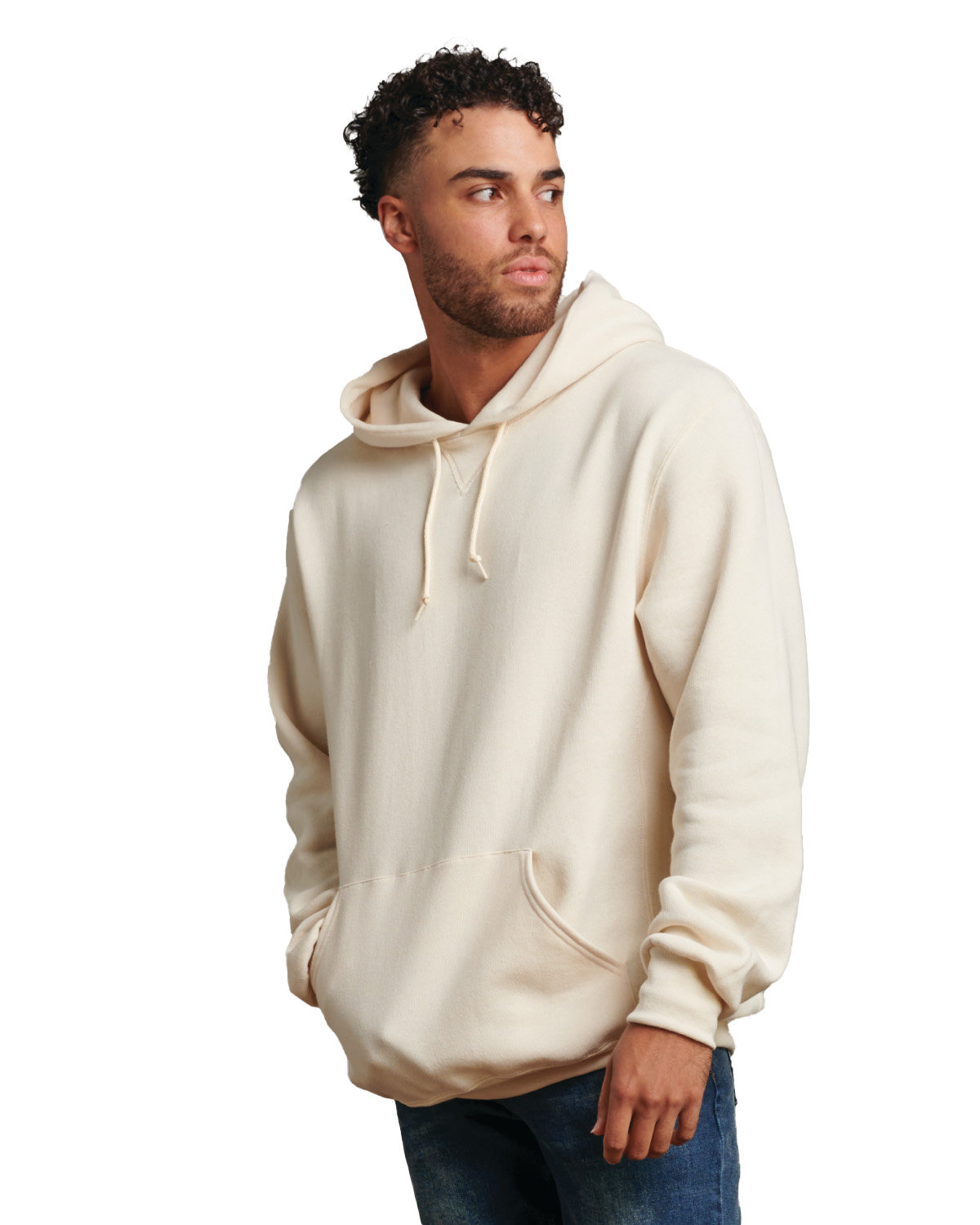 Russell Athletic Unisex Dri-Power® Hooded Sweatshirt VINTAGE WHITE 
