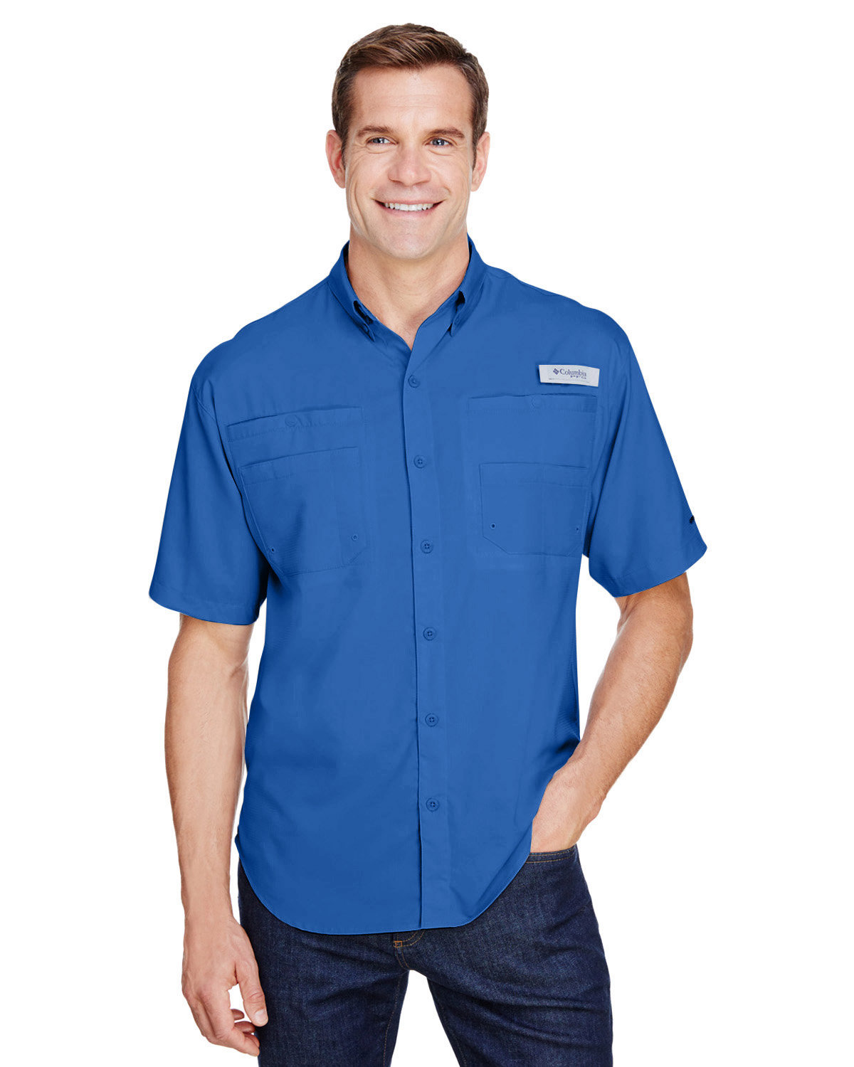 Columbia Men's Tamiami™ II Short-Sleeve Shirt vivid blue 