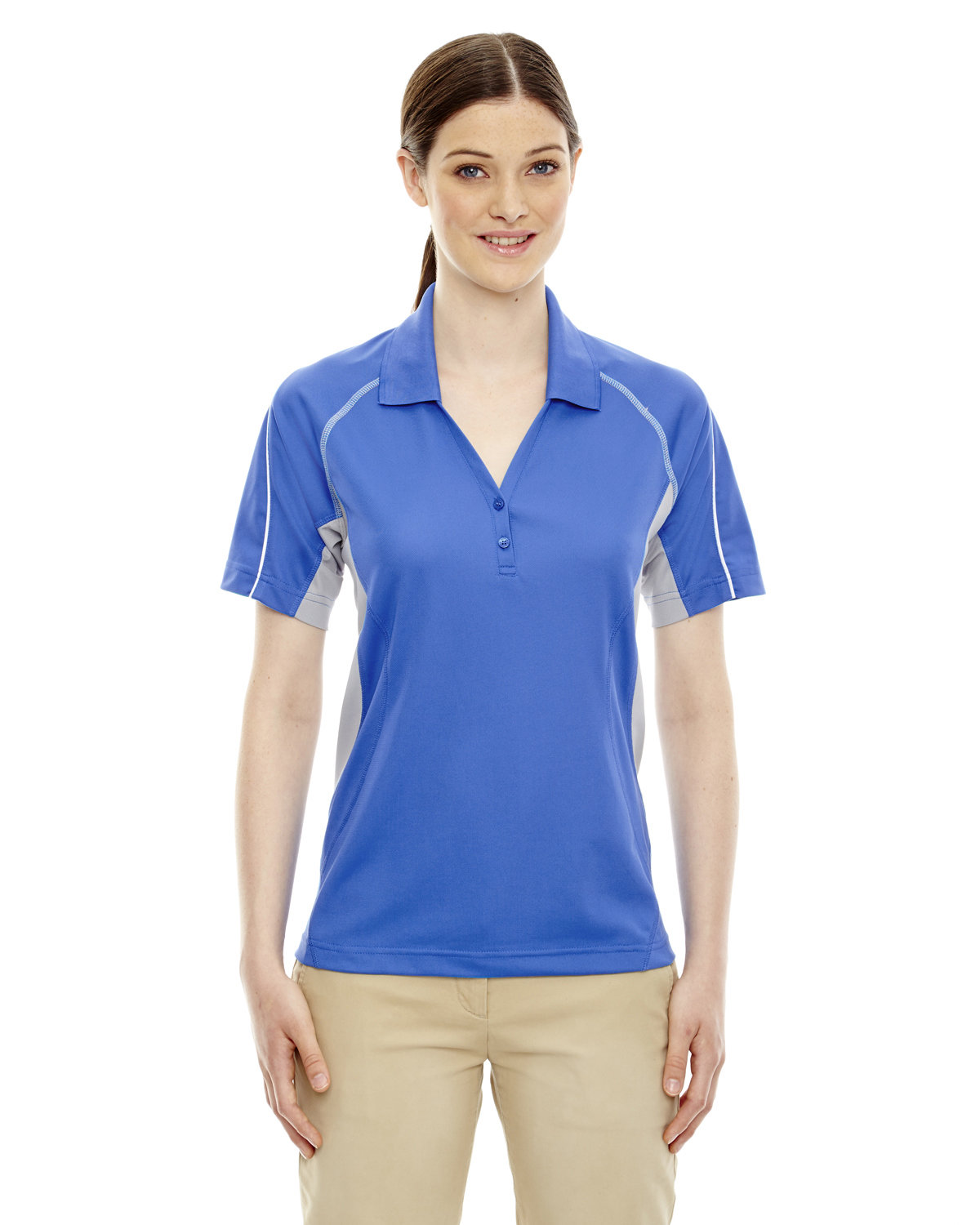 Extreme Ladies' Eperformance™ Parallel Snag Protection Polo with Piping LT NAUTICAL BLU 