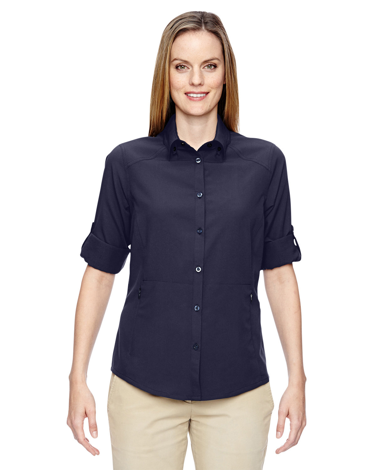 North End Ladies' Excursion Concourse Performance Shirt NAVY 