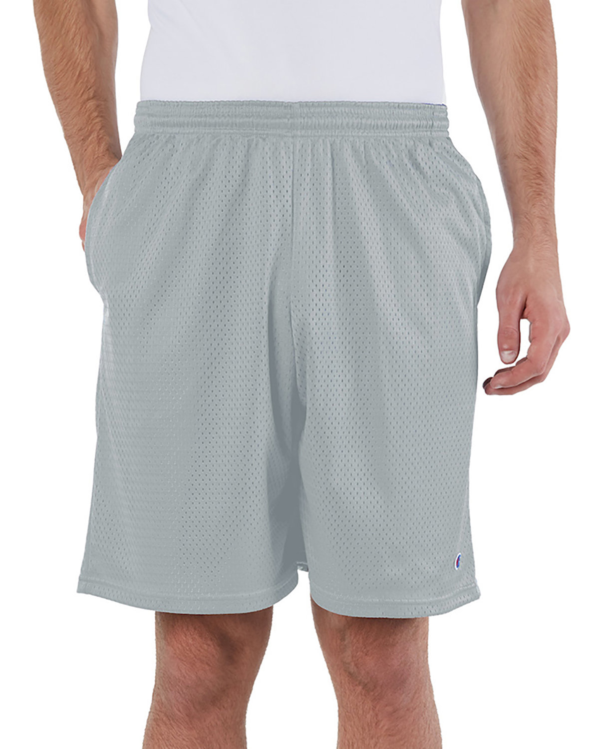 Champion Adult Mesh Short with Pockets ATHLETIC GREY 