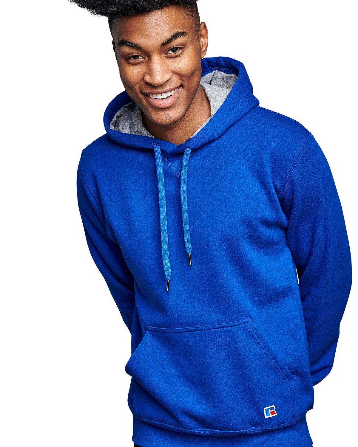 Russell Athletic Unisex Cotton Classic Hooded Sweatshirt ROYAL 