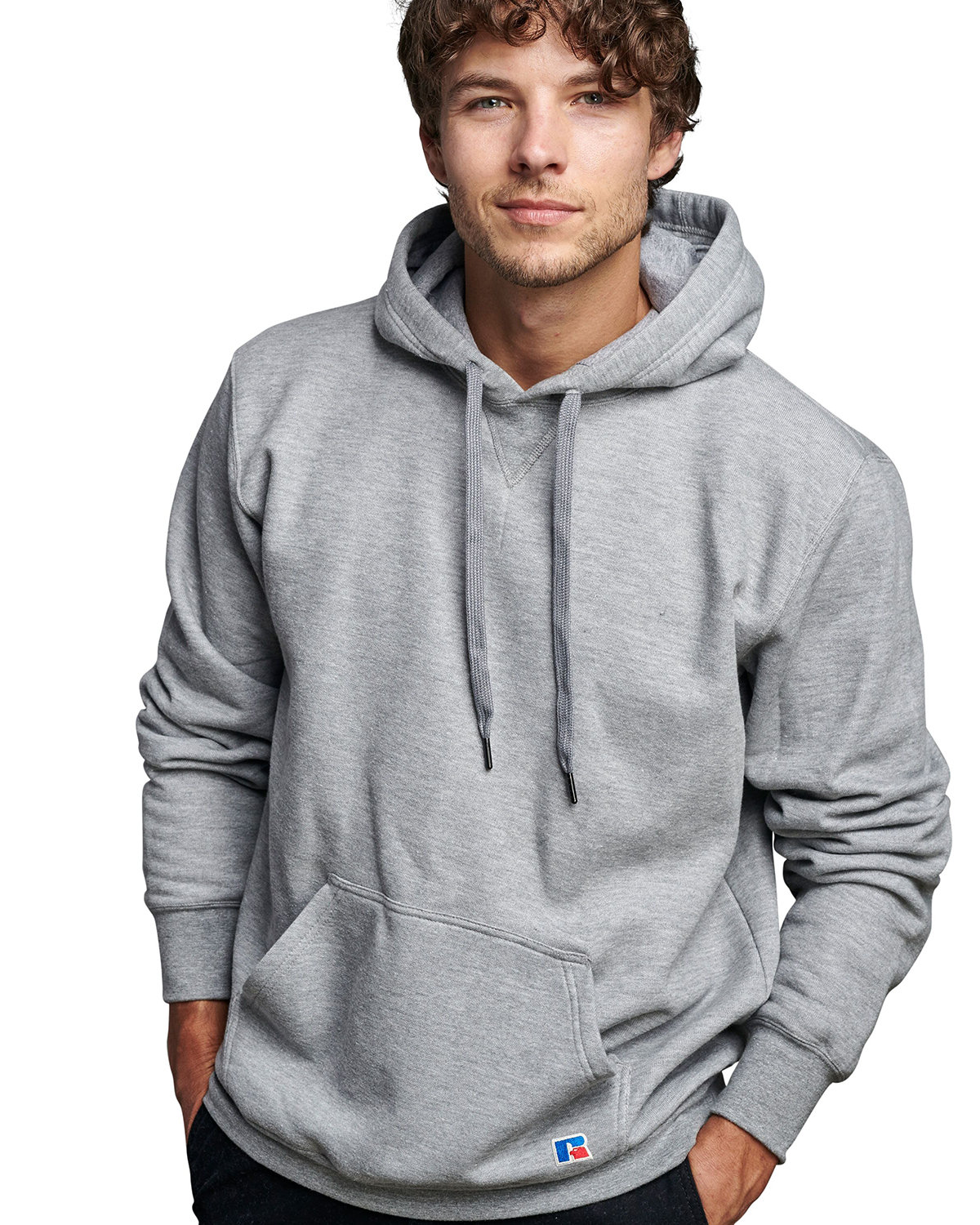 Russell Athletic Unisex Cotton Classic Hooded Sweatshirt ATHLETIC HEATHER 