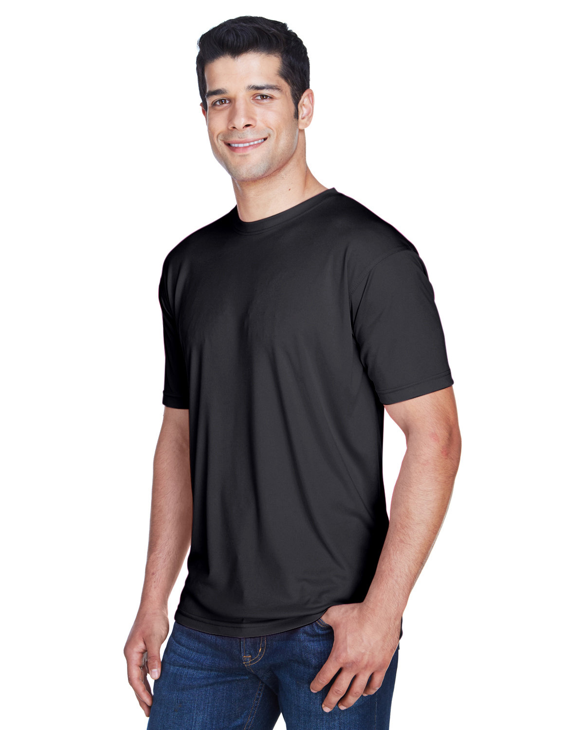 UltraClub Men's Cool & Dry Sport Performance Interlock T-Shirt | 4 ...