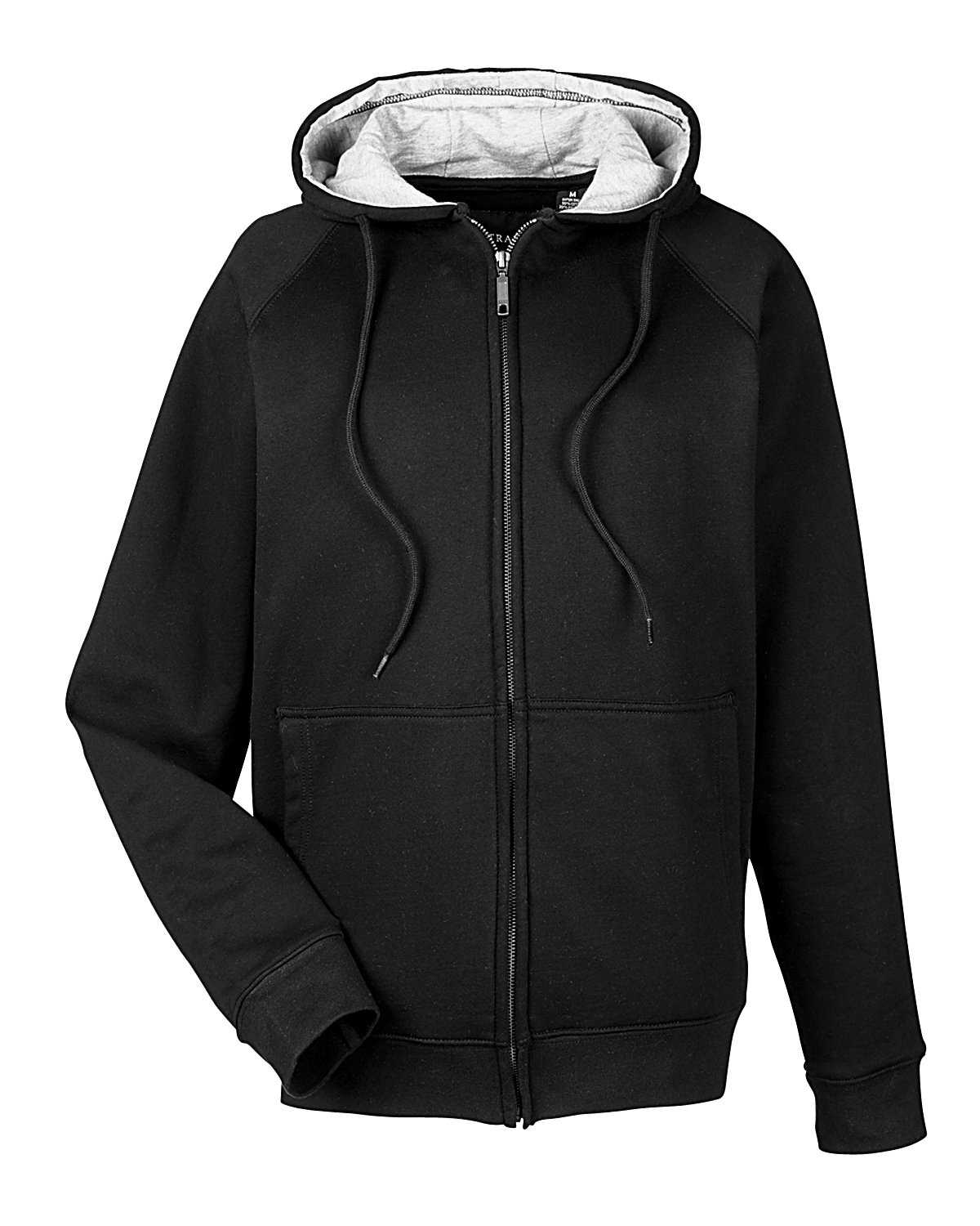 UltraClub Adult Rugged Wear Thermal-Lined Full-Zip Fleece Hooded ...