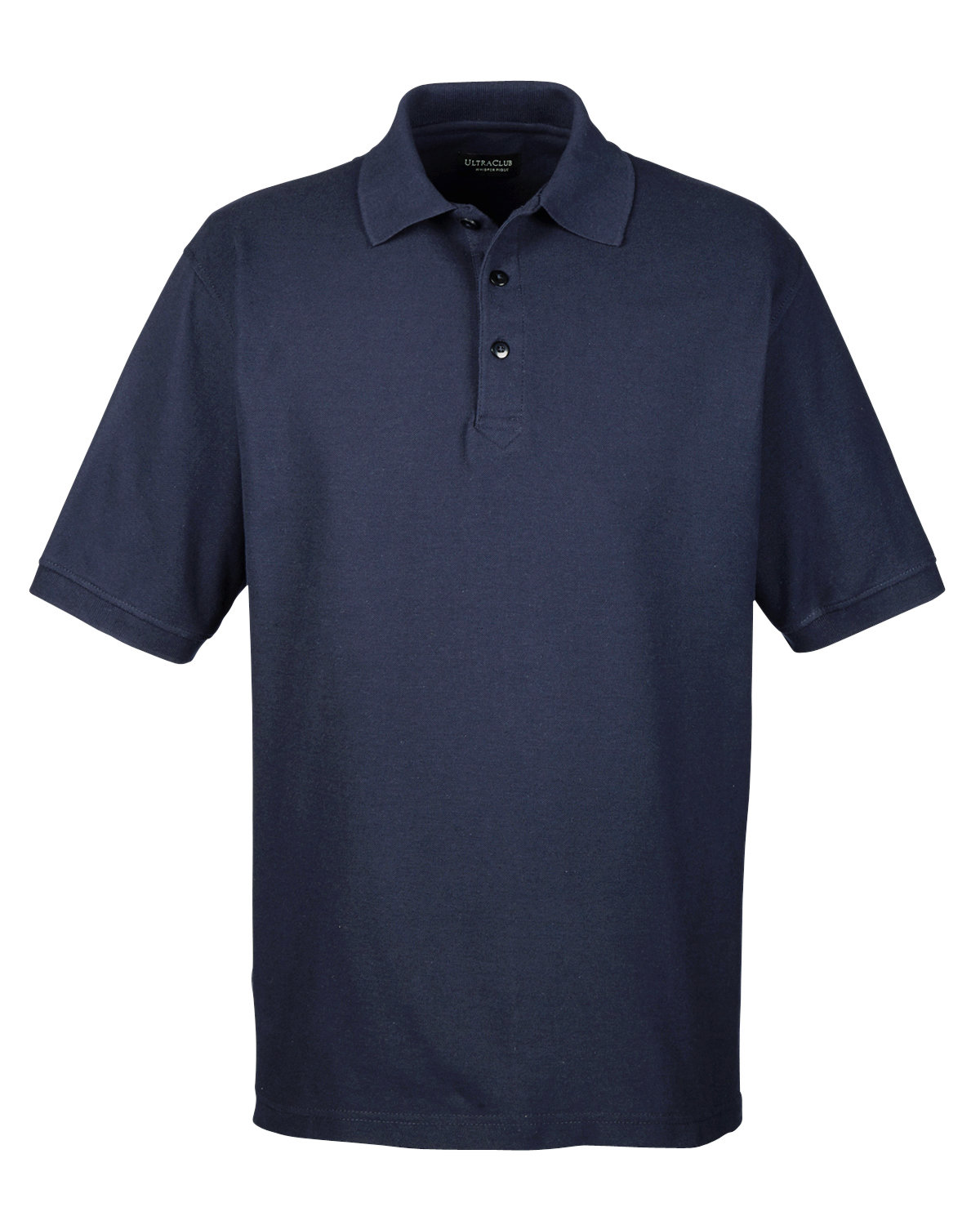 A Product of UltraClub Mens Short-Sleeve Whisper Piqué Polo with Tipped Collar 
