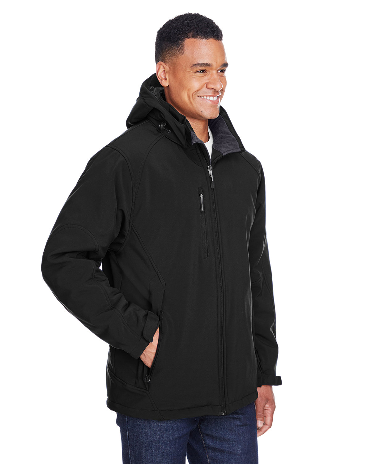 North End Men's Glacier Insulated Three-Layer Fleece Bonded Soft Shell ...