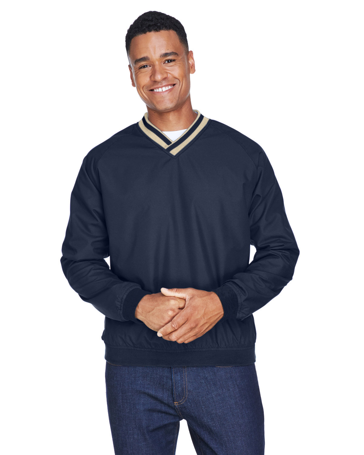 North End 88132 Adult V-Neck Unlined Wind Shirt - From $10.49
