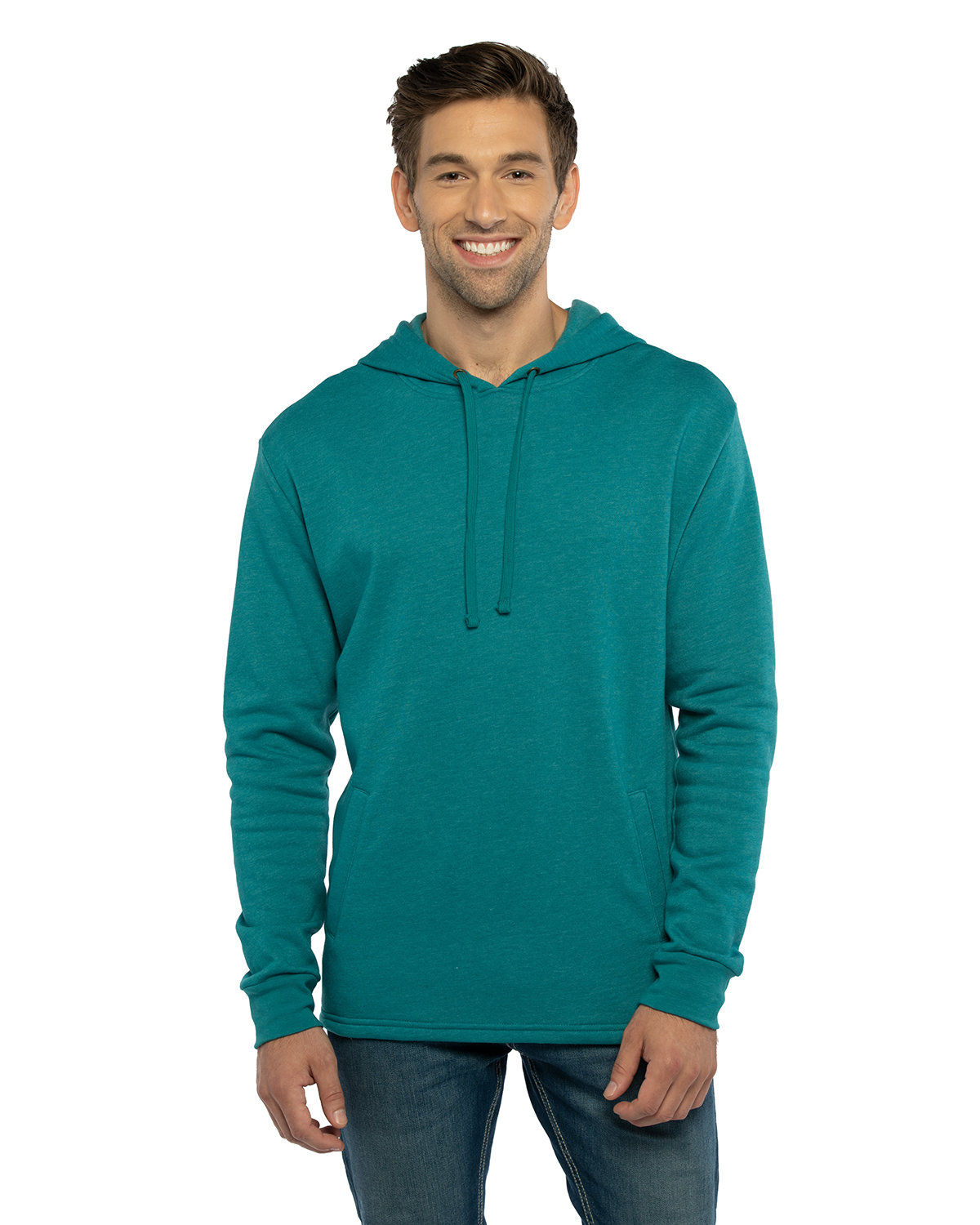 Next Level Apparel Adult PCH Pullover Hoodie heather teal 