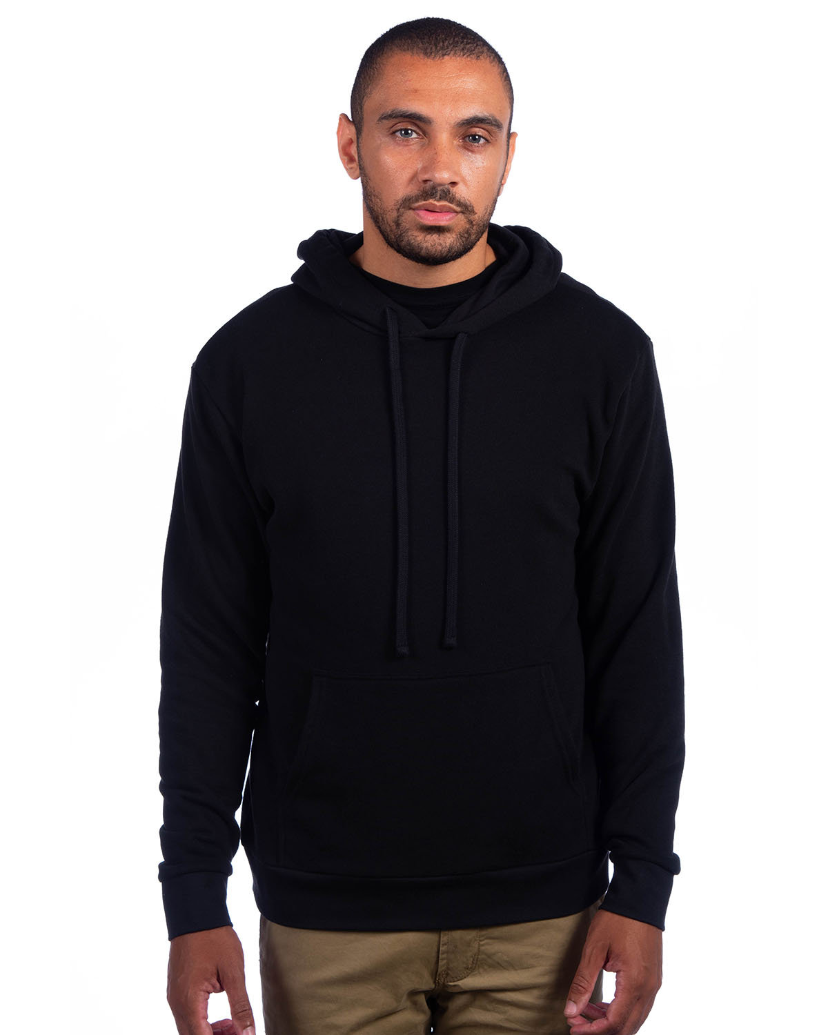 Next Level Apparel Adult Sueded French Terry Pullover Sweatshirt ...