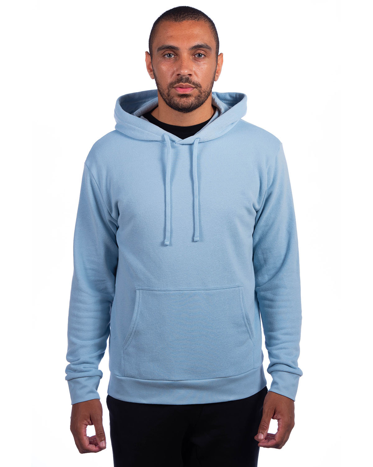 Next Level Apparel Adult Sueded French Terry Pullover Sweatshirt ...