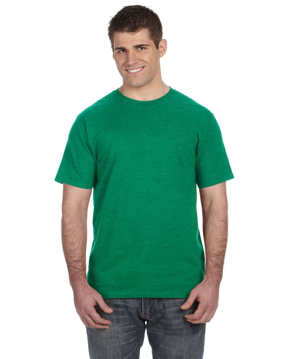 Gildan Lightweight T-Shirt HEATHER GREEN 