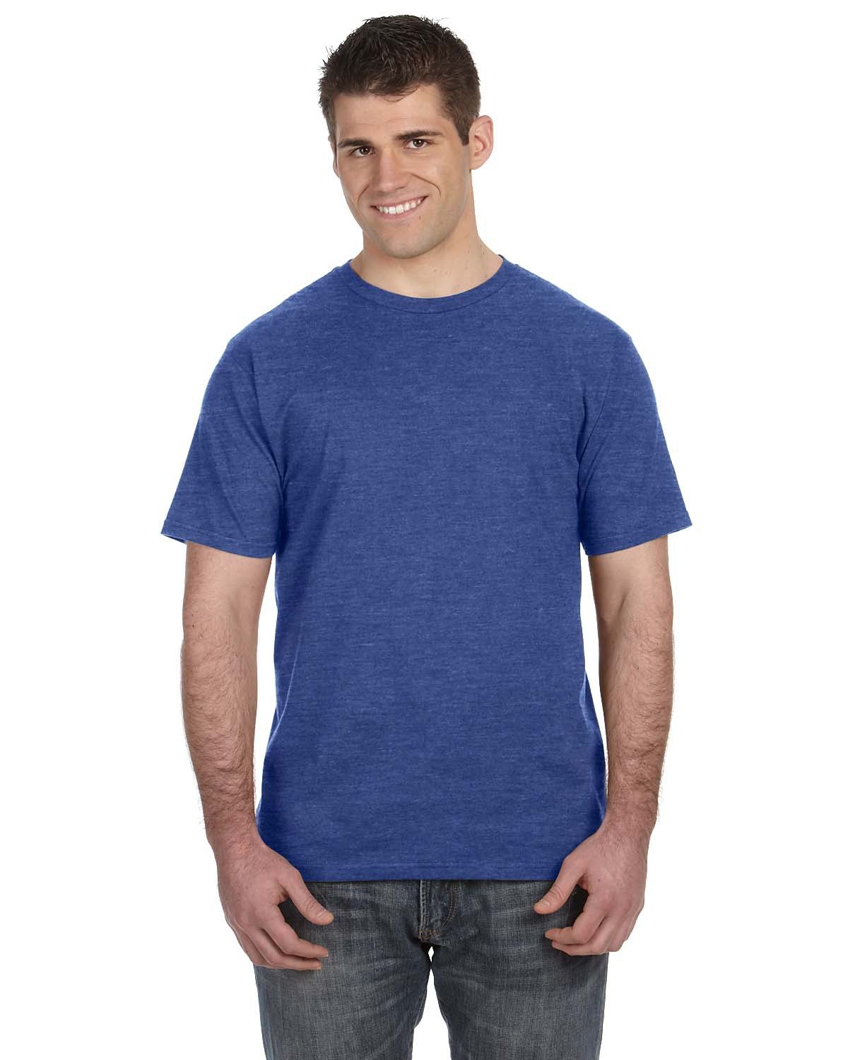 Gildan Adult Softstyle T-Shirt heather blue 