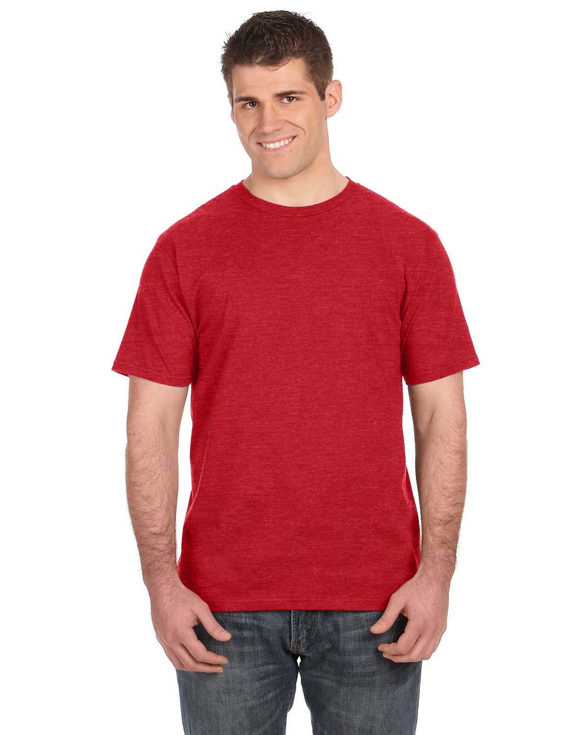 Gildan Lightweight T-Shirt HEATHER RED 
