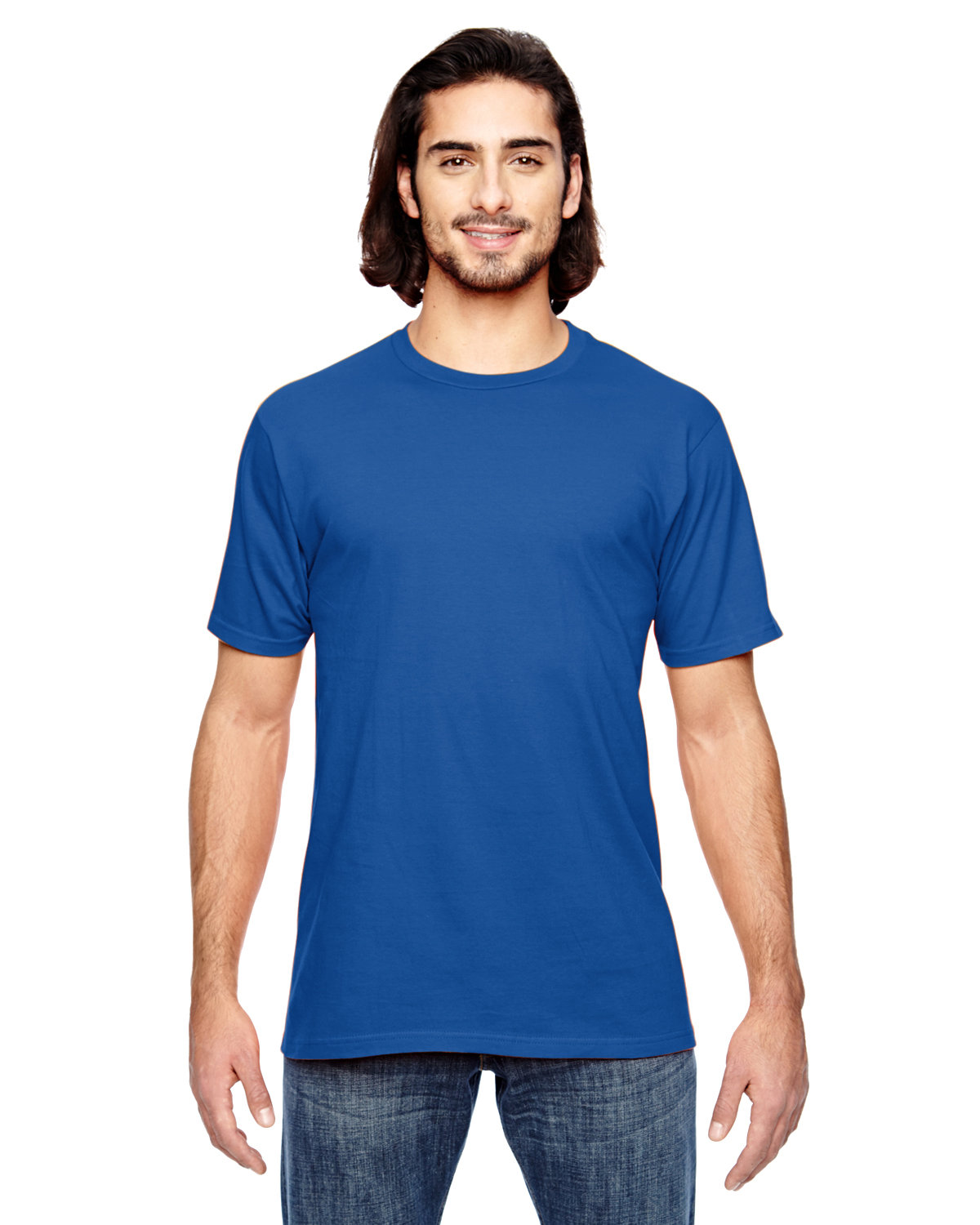 Gildan Lightweight T-Shirt NEON BLUE 