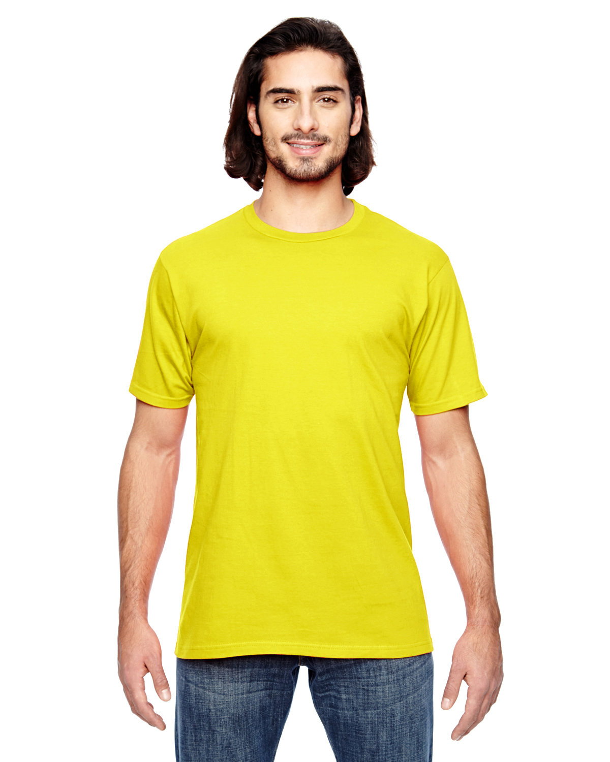 Gildan Lightweight T-Shirt NEON YELLOW 