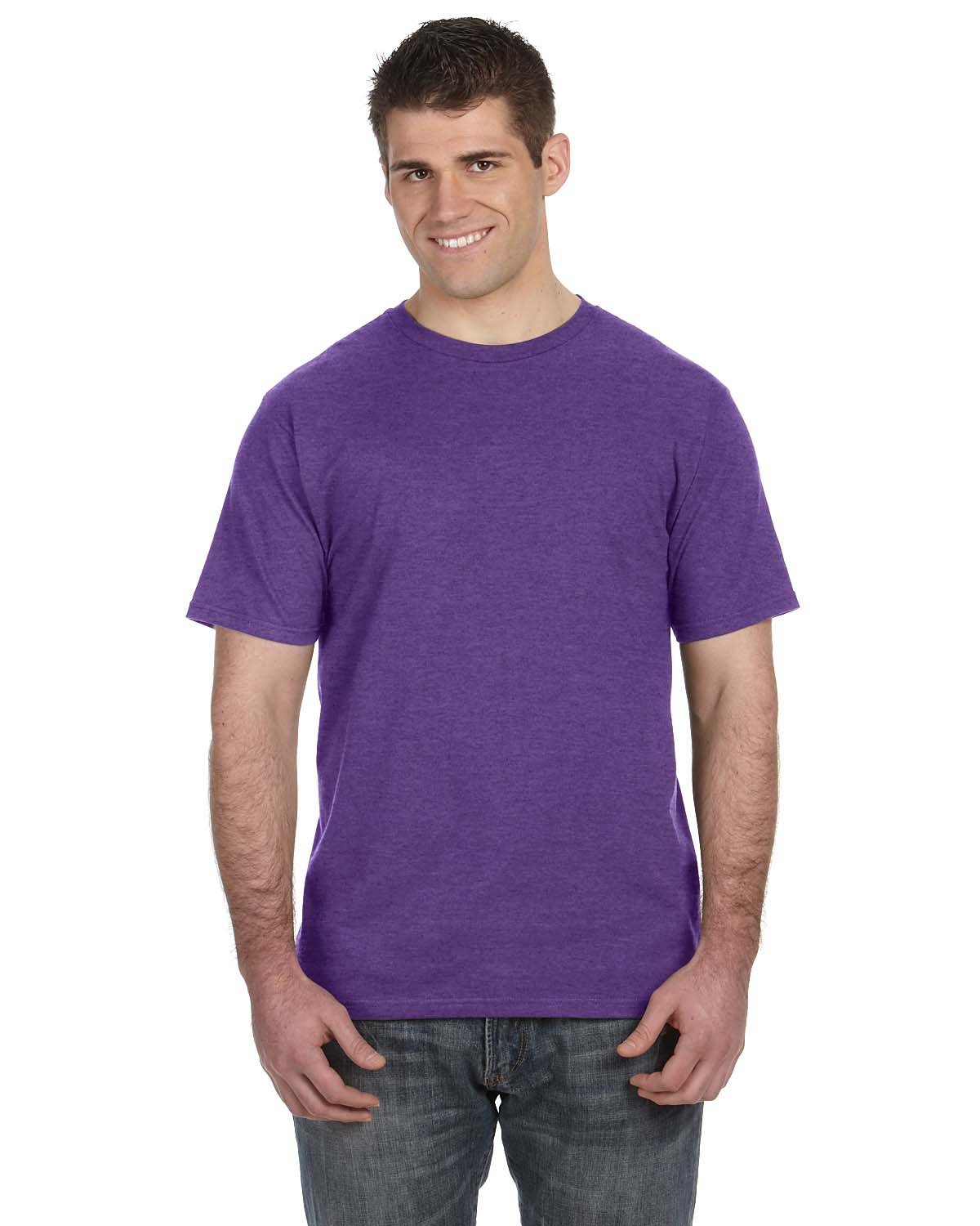 Gildan Lightweight T-Shirt HEATHER PURPLE 