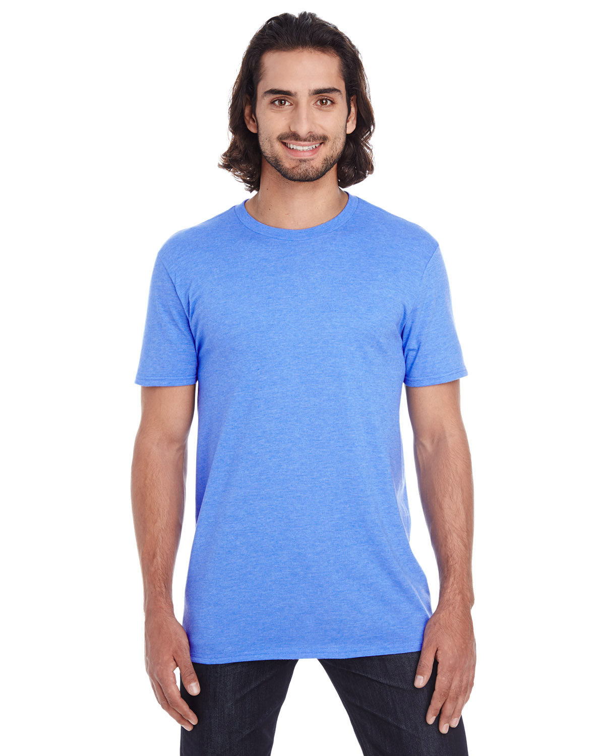Gildan Adult Softstyle T-Shirt heather royal 
