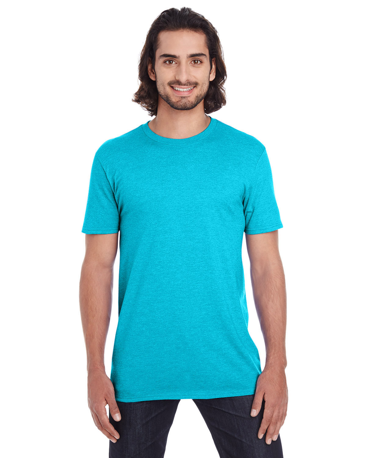 Gildan Lightweight T-Shirt POOL BLUE 
