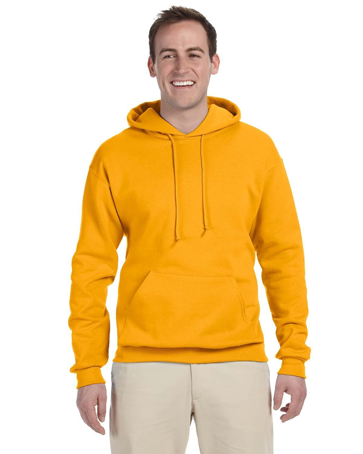 Jerzees Adult NuBlend® Fleece Pullover Hooded Sweatshirt GOLD 